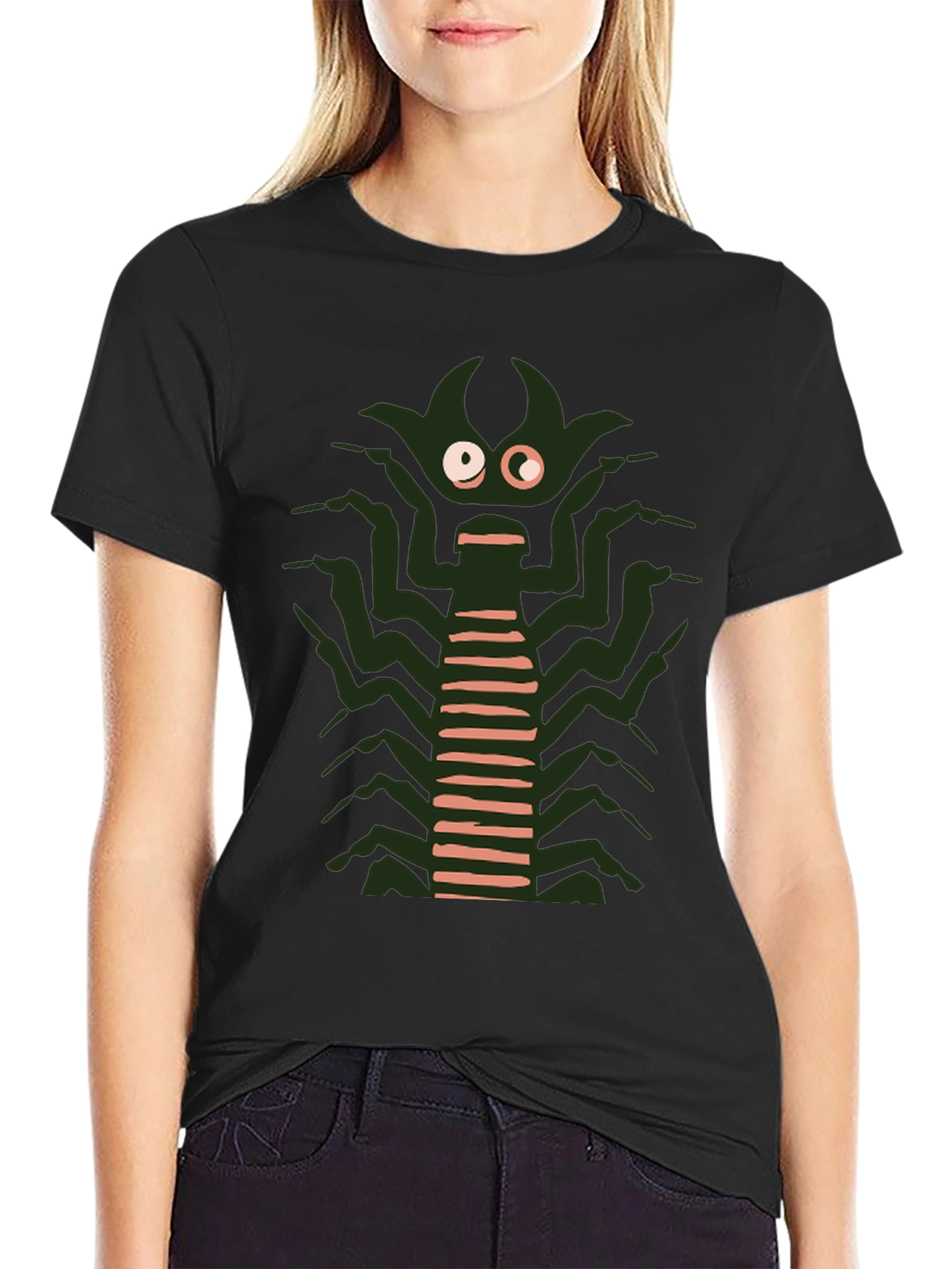 Monster Graphic Tee - Black