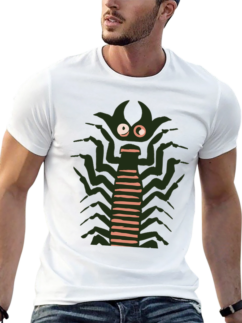 Monster Graphic Tee - Black