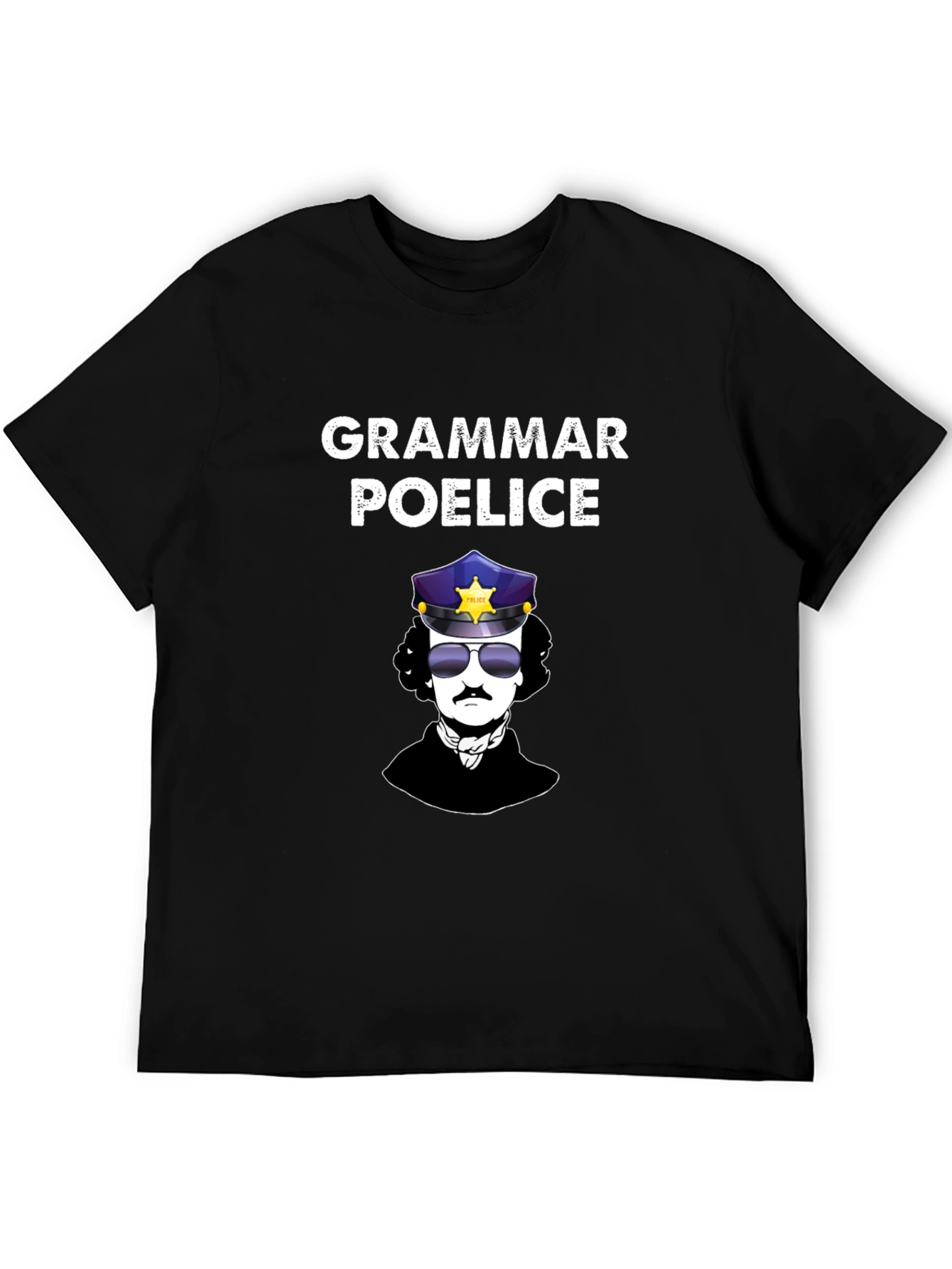 Grammar Poe-lice T-Shirt | Edgar Allan Poe