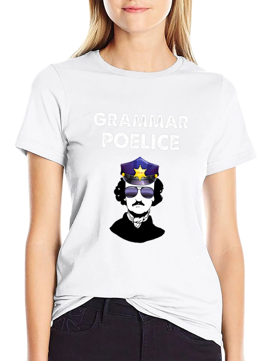 Grammar Poe-lice T-Shirt | Edgar Allan Poe
