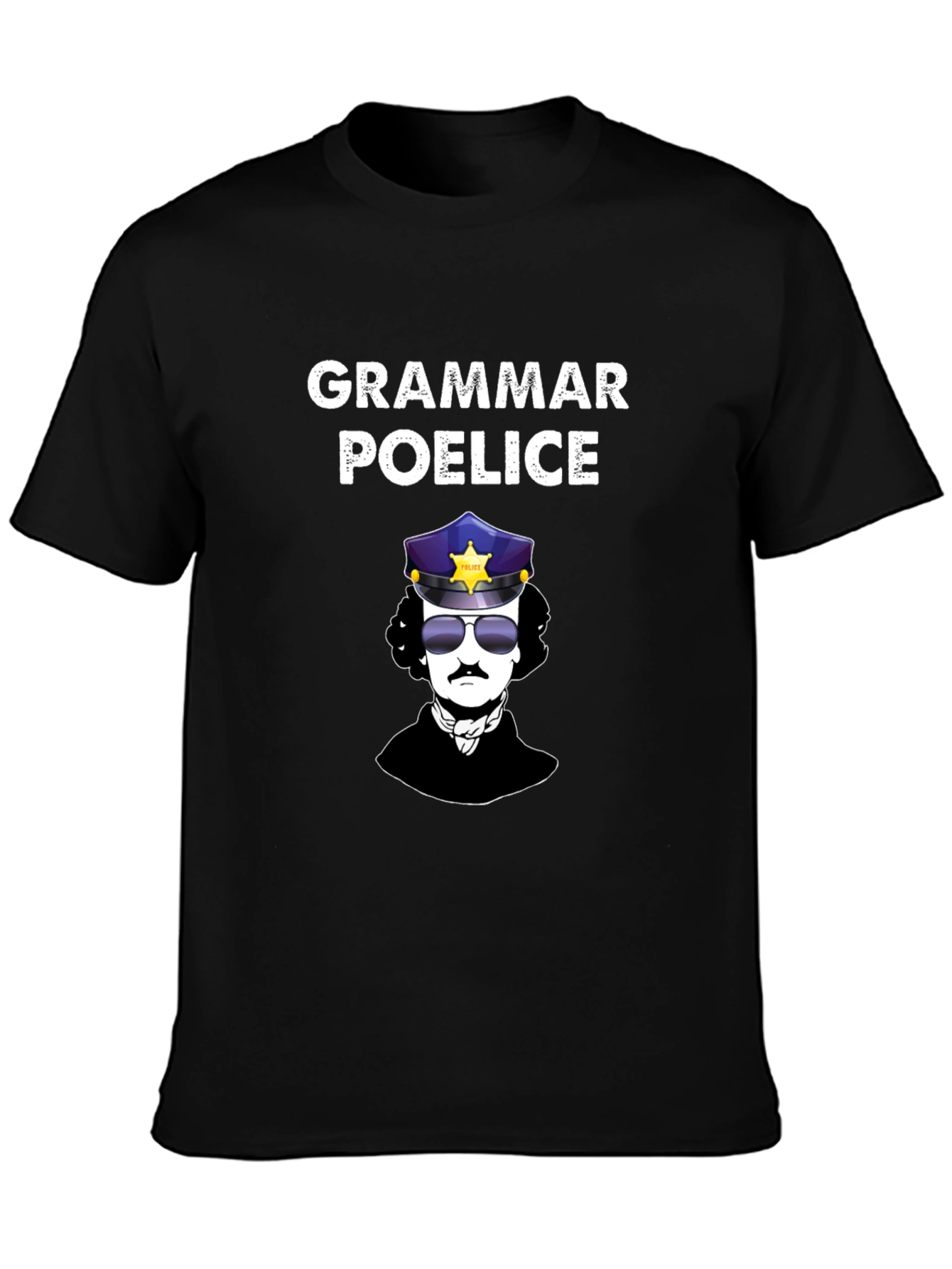 Grammar Poe-lice T-Shirt | Edgar Allan Poe
