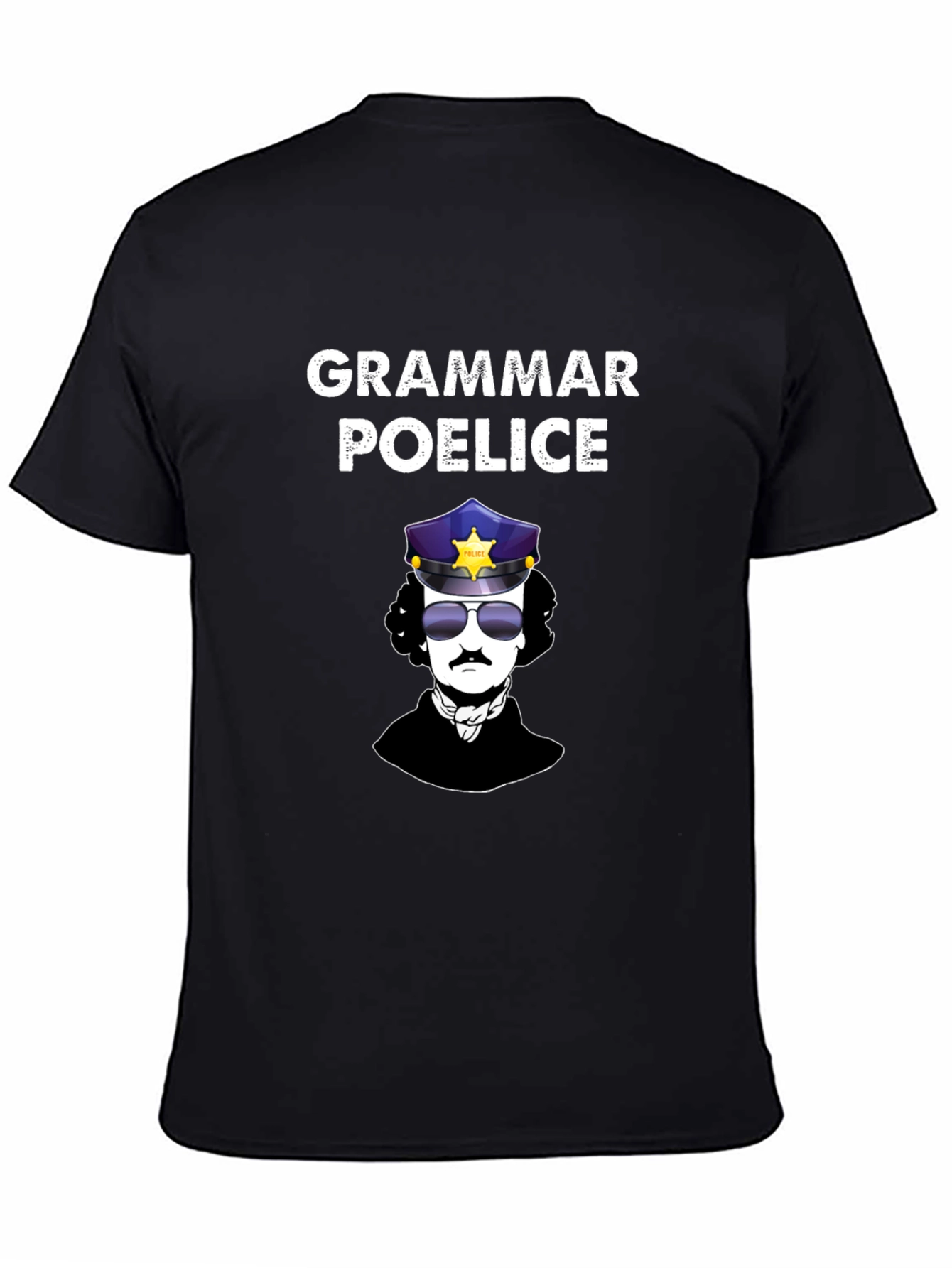 Grammar Poe-lice T-Shirt | Edgar Allan Poe