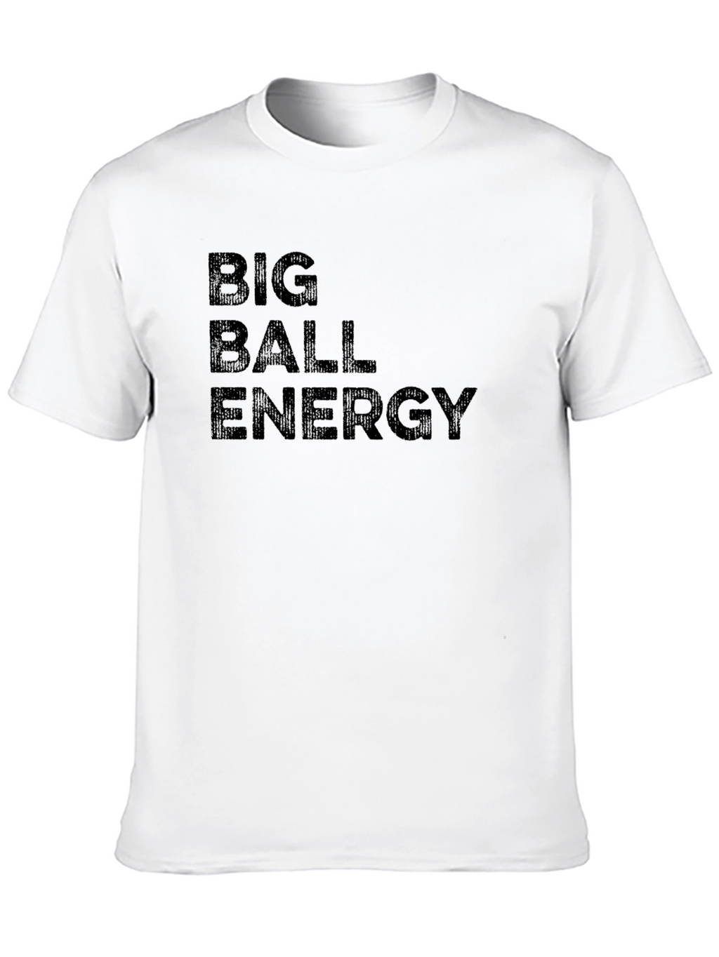 Big Ball Energy Mens Black T-Shirt