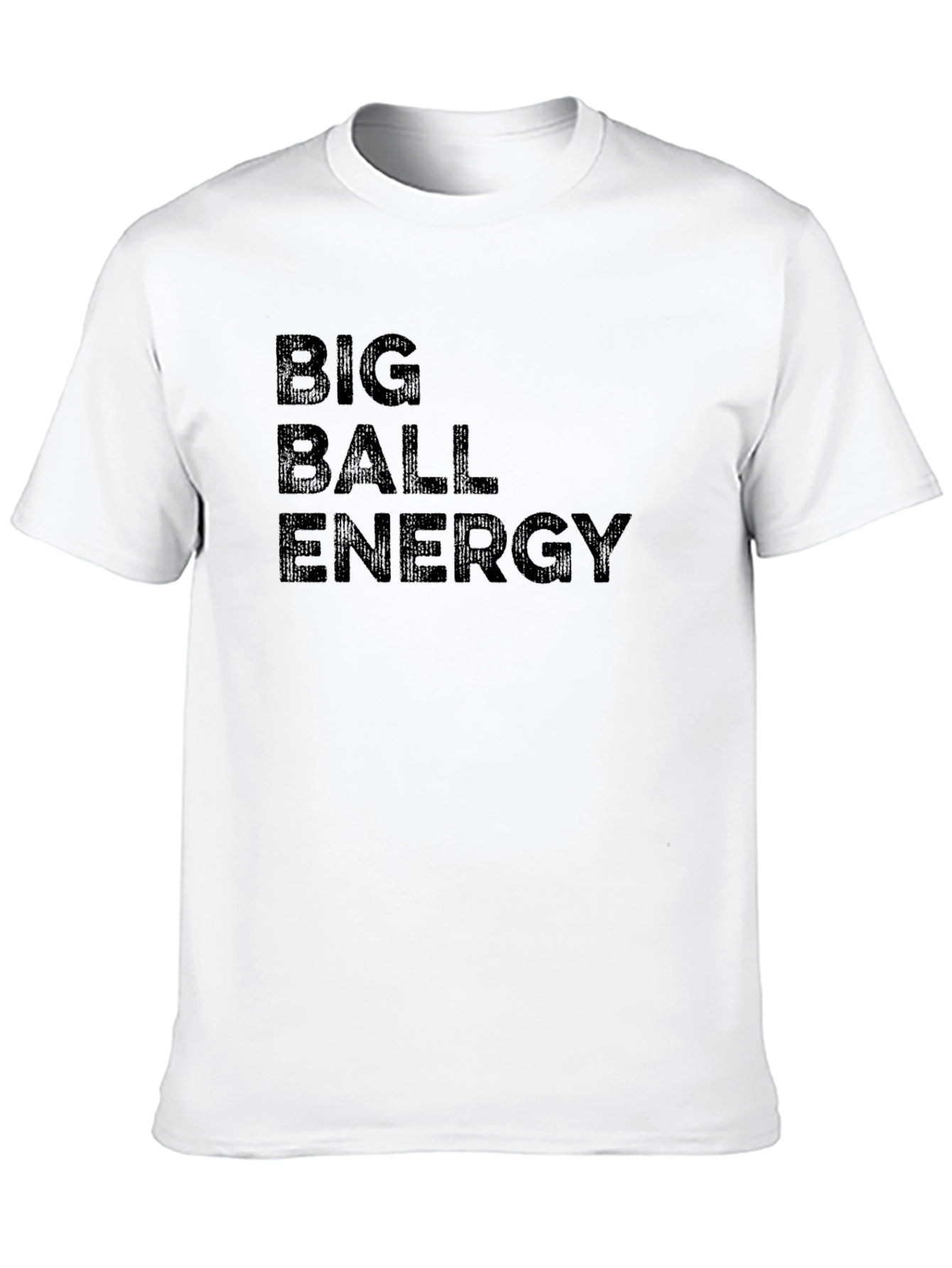 Big Ball Energy Mens Black T-Shirt