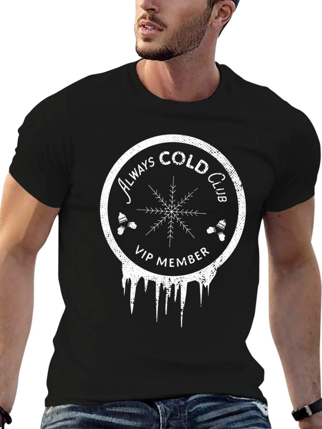 Always Cold Club VIP Member Graphic T-Shirt