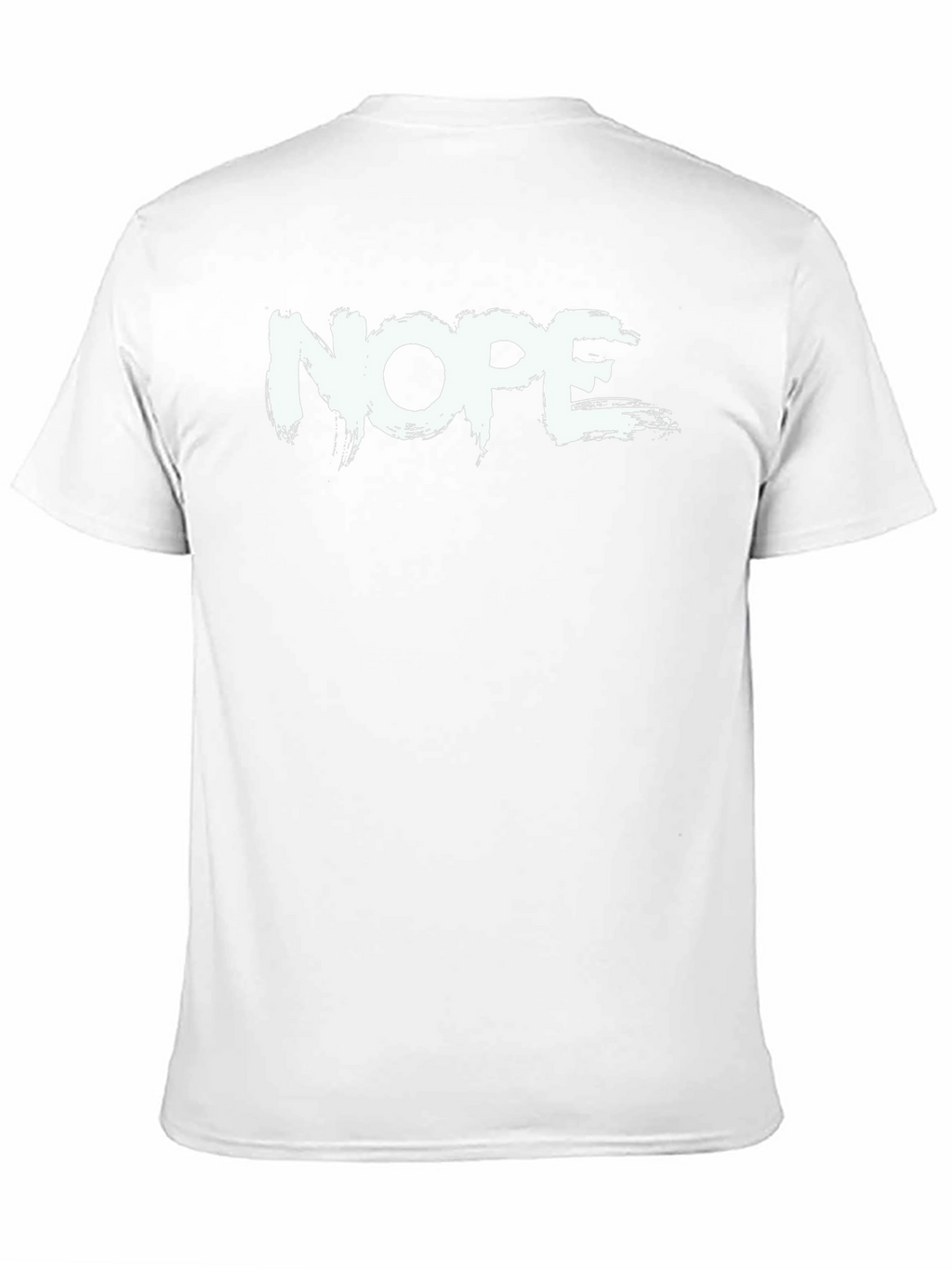 Nope Graphic T-Shirt - Casual Short Sleeve Tee