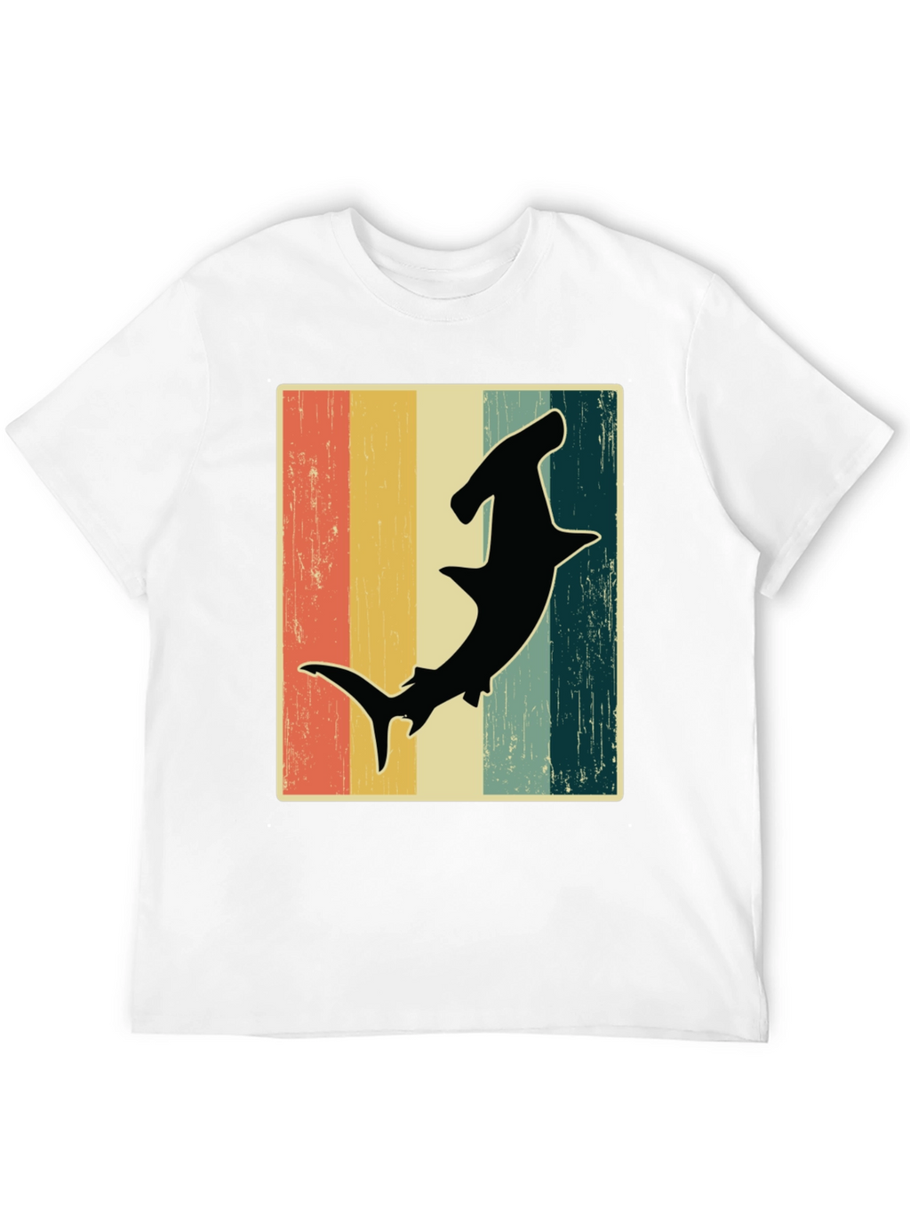 Retro Hammerhead Shark Graphic Tee