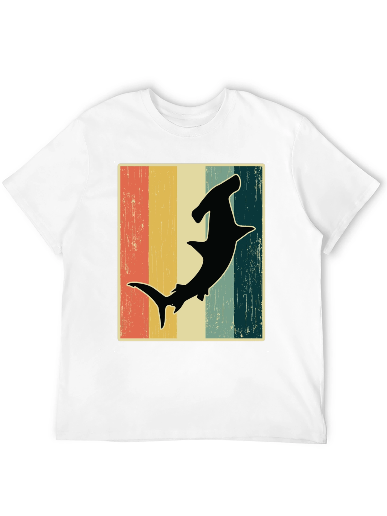 Retro Hammerhead Shark Graphic Tee