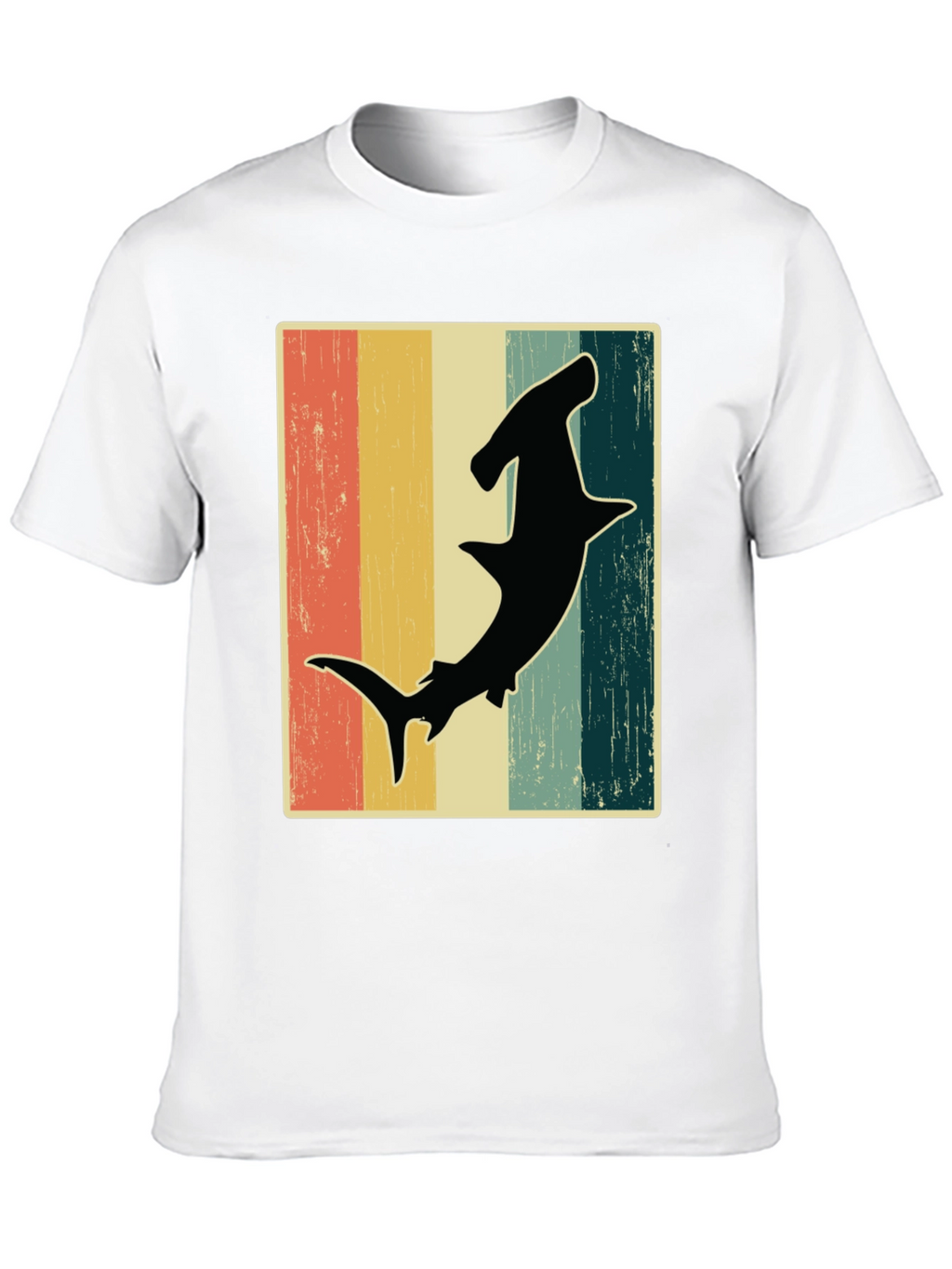 Retro Hammerhead Shark Graphic Tee