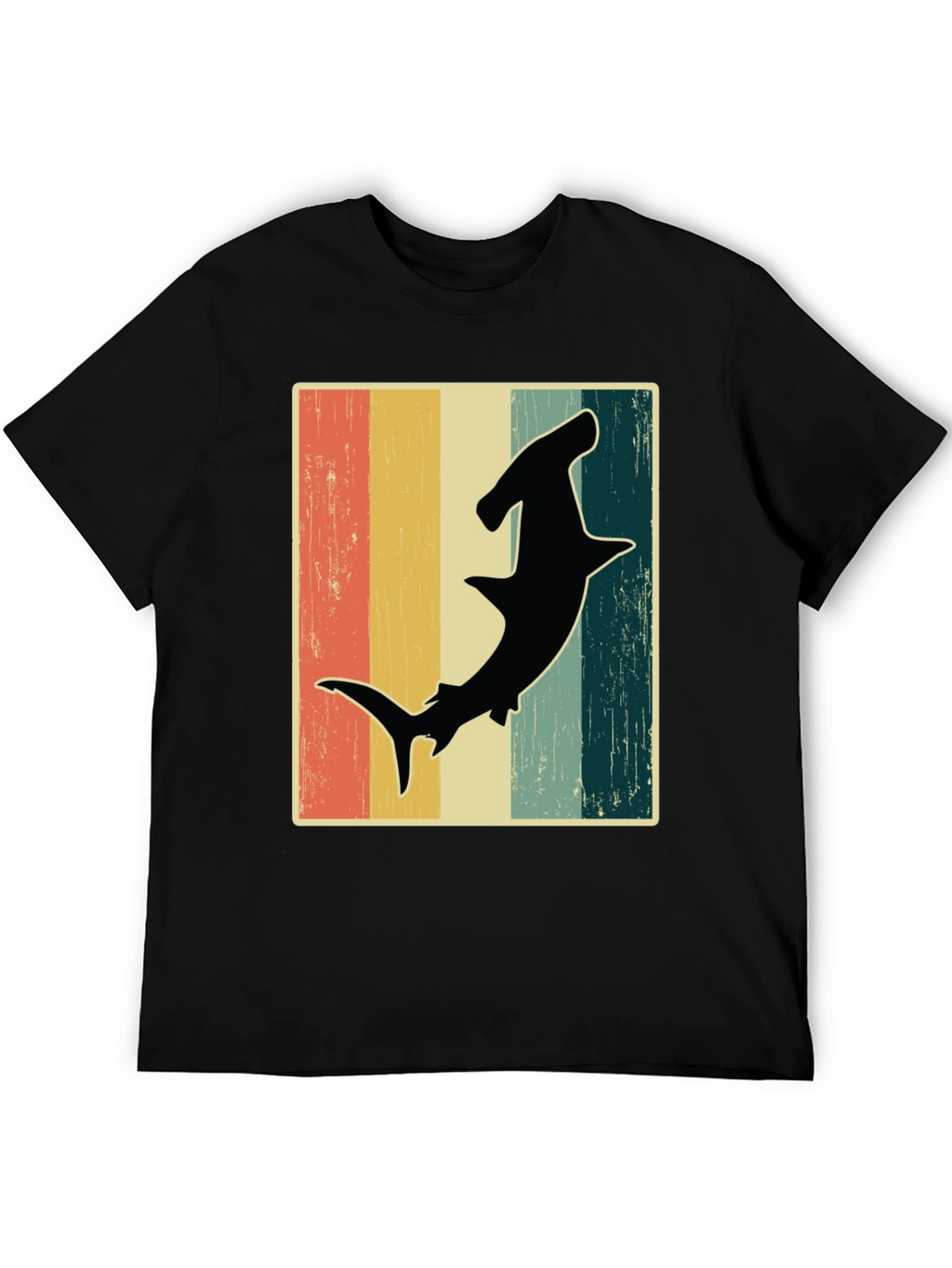 Retro Hammerhead Shark Graphic Tee
