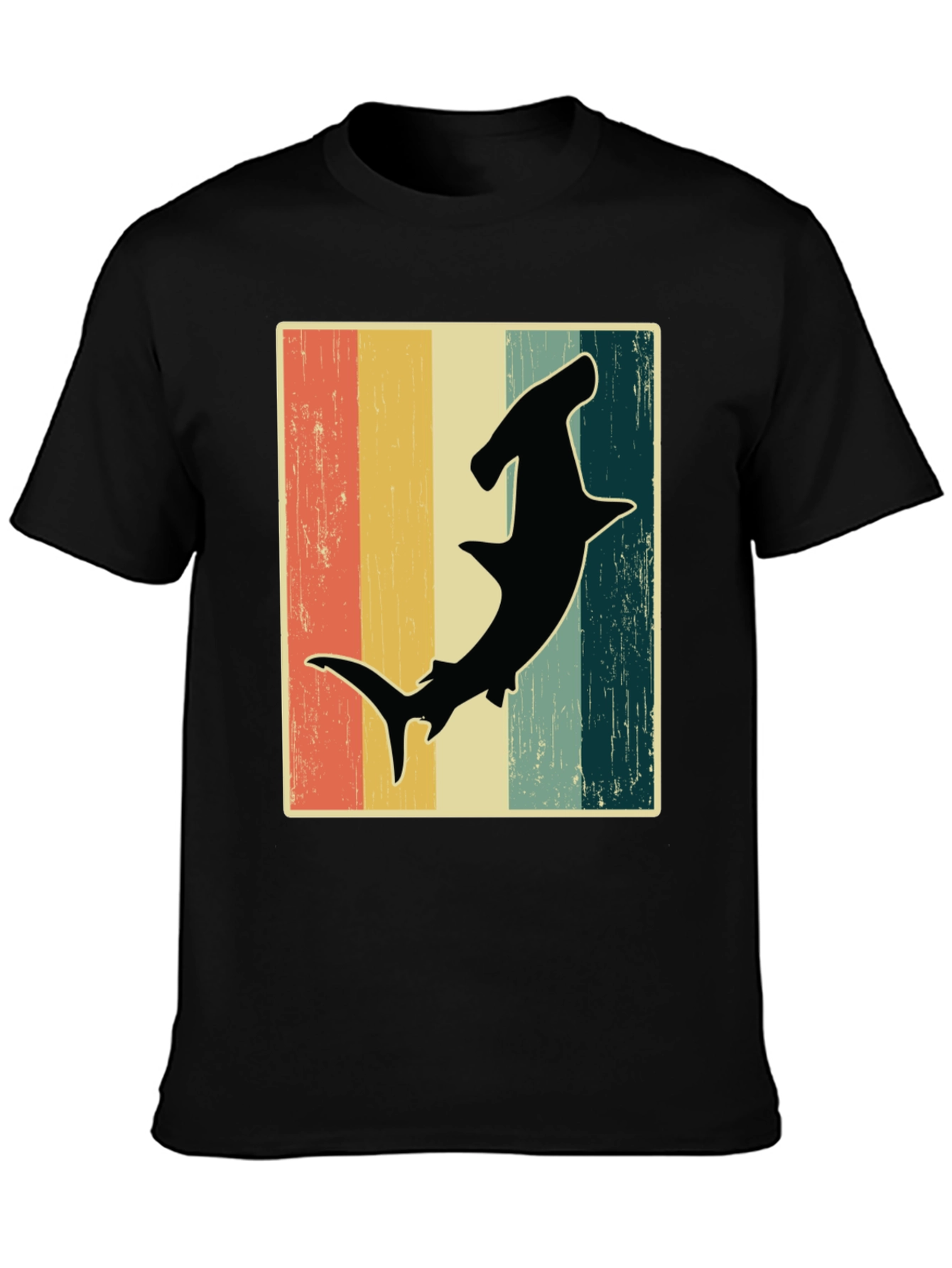 Retro Hammerhead Shark Graphic Tee
