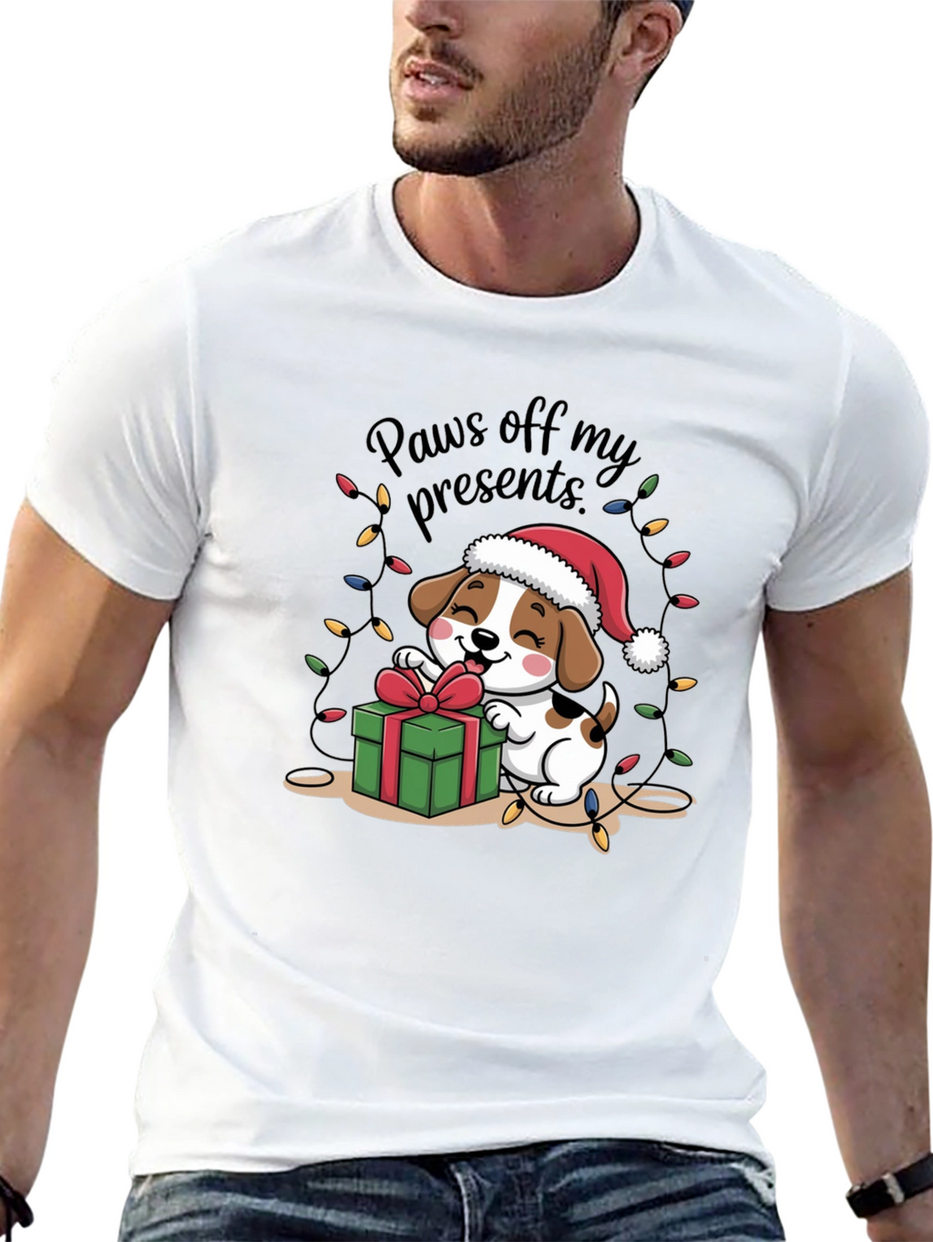 Paws Off My Presents Graphic T-Shirt