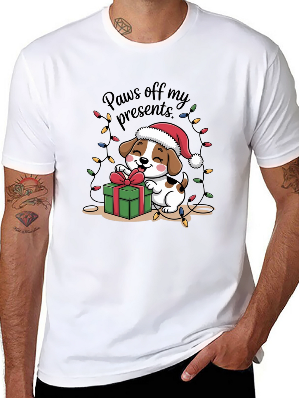 Paws Off My Presents Graphic T-Shirt