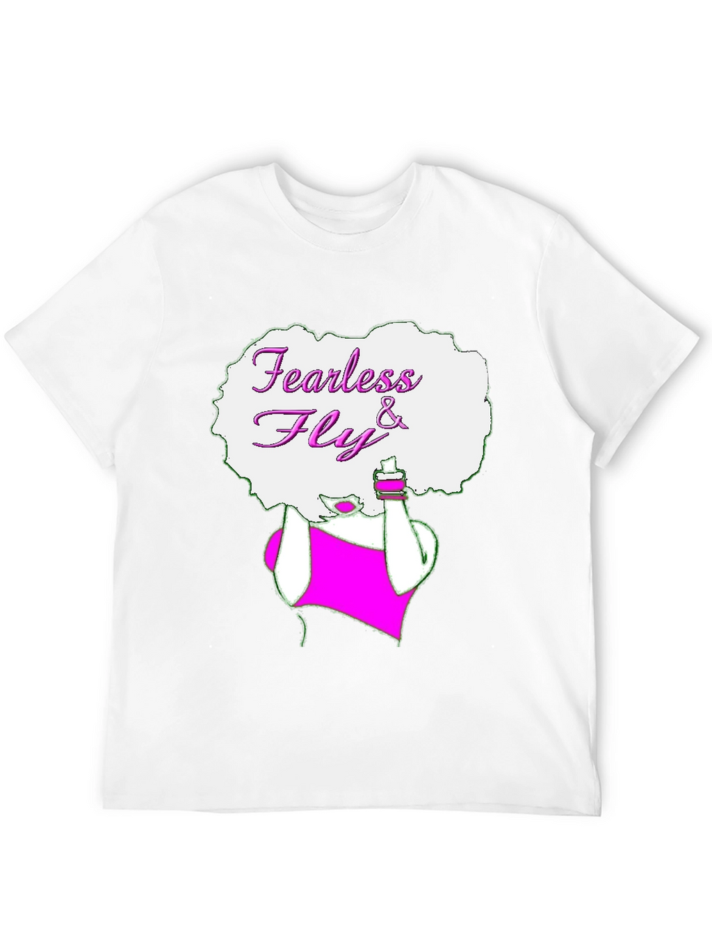 Fearless & Fly Graphic T-Shirt - Black Cotton Tee