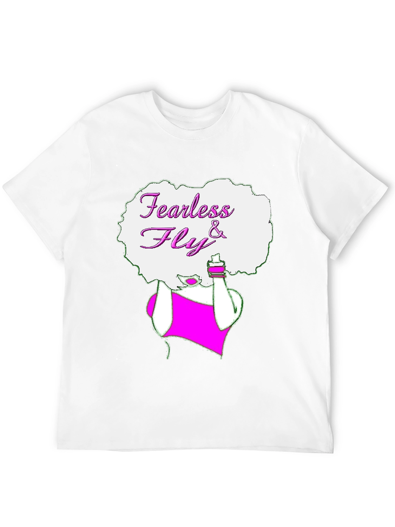 Fearless & Fly Graphic T-Shirt - Black Cotton Tee