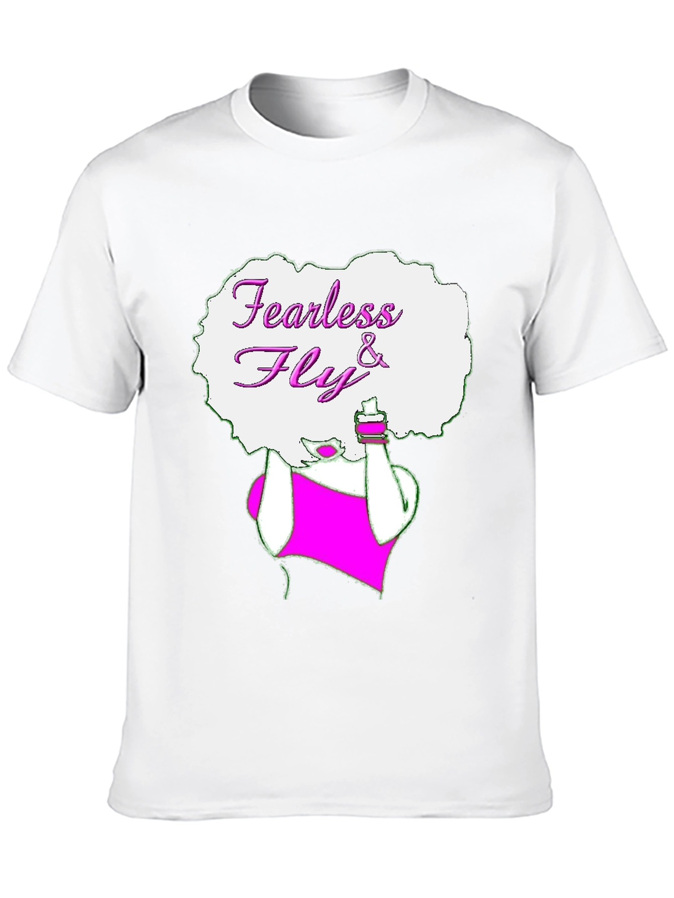 Fearless & Fly Graphic T-Shirt - Black Cotton Tee