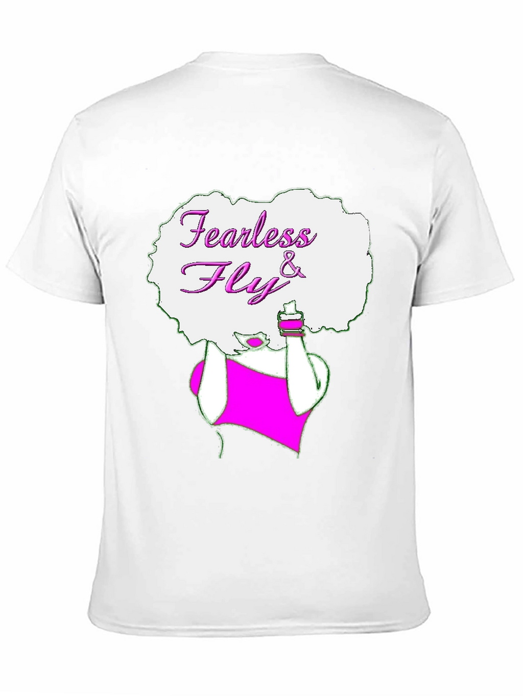 Fearless & Fly Graphic T-Shirt - Black Cotton Tee