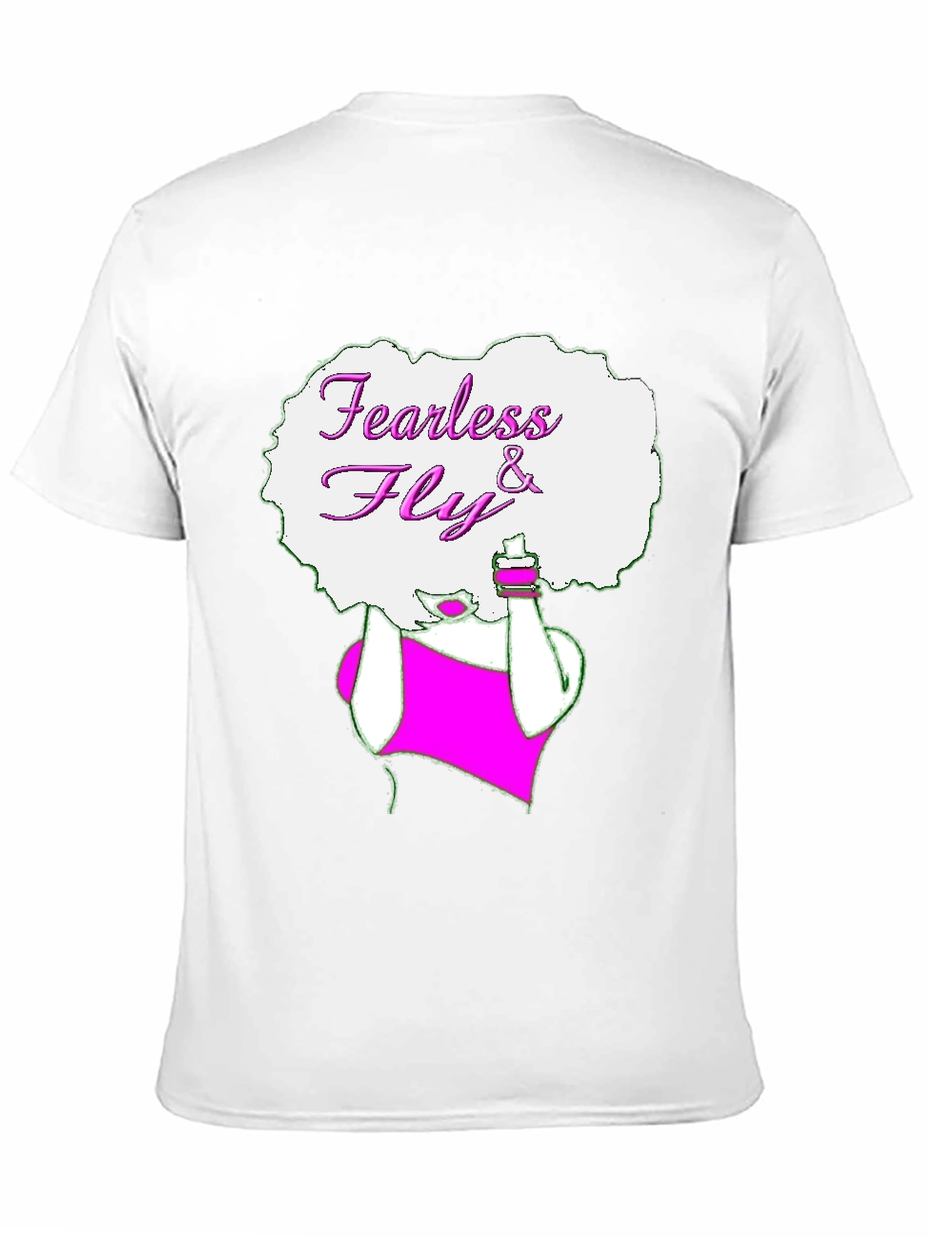 Fearless & Fly Graphic T-Shirt - Black Cotton Tee