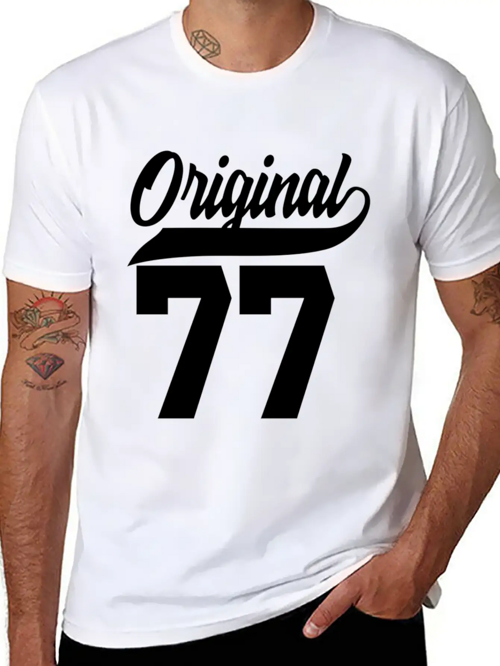 45Th Original 1977 Basic Graphic T-Shirt – Daily Comfort In Soft Cotton