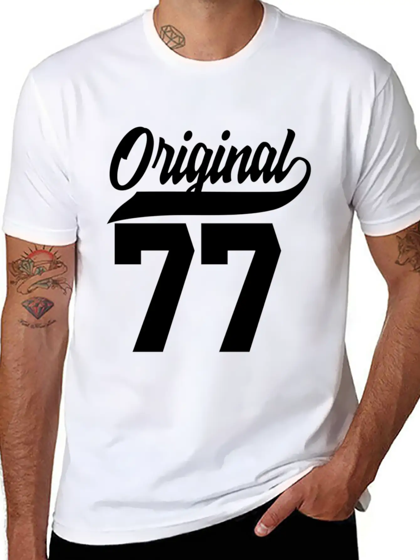 45Th Original 1977 Basic Graphic T-Shirt – Daily Comfort In Soft Cotton