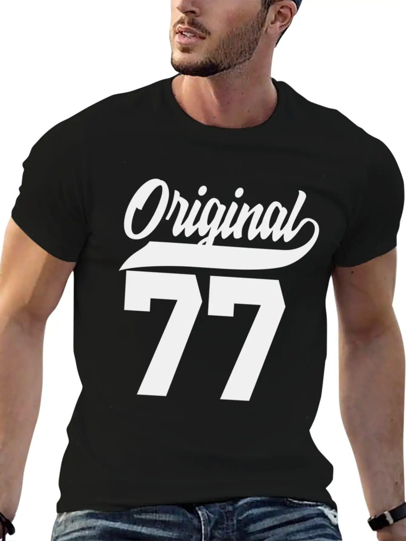 45Th Original 1977 Basic Graphic T-Shirt – Daily Comfort In Soft Cotton