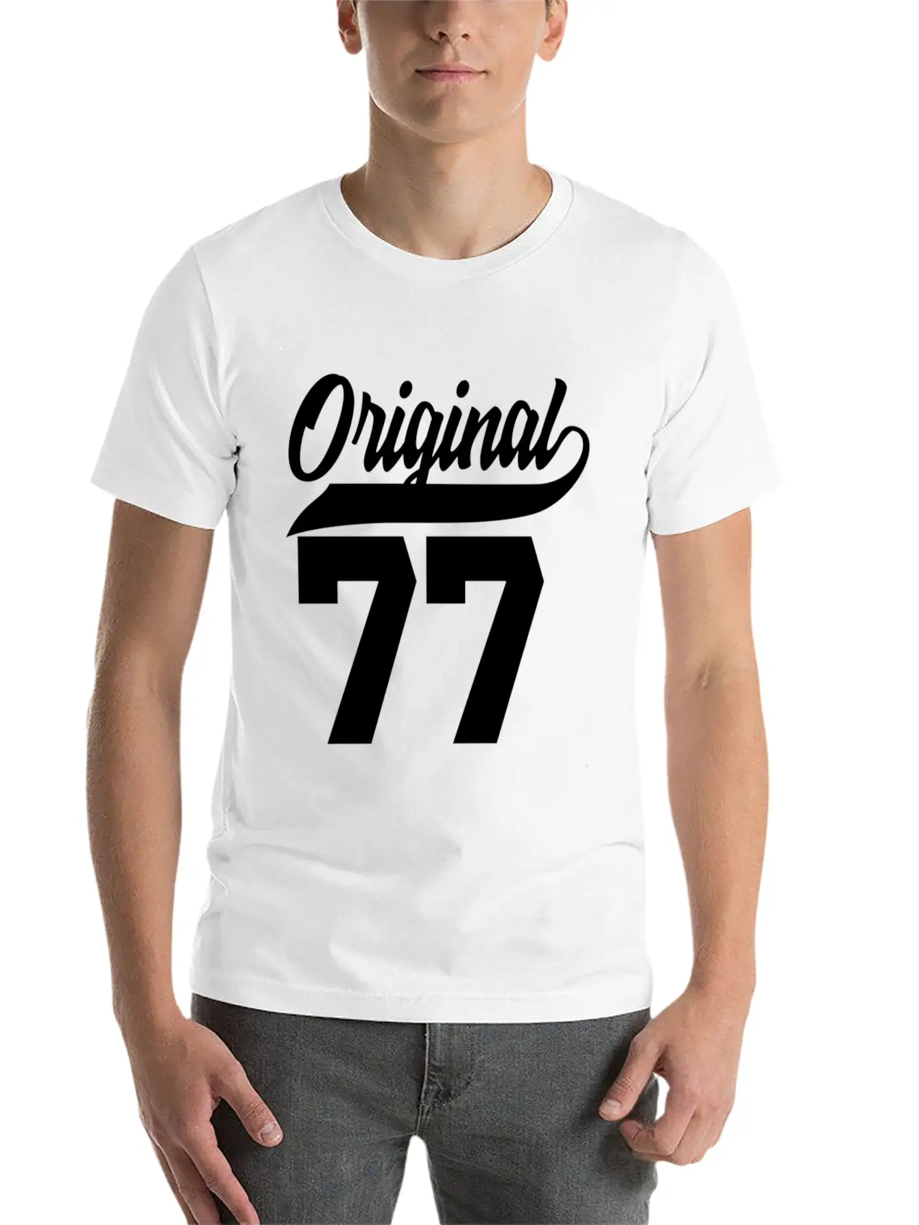 45Th Original 1977 Basic Graphic T-Shirt – Daily Comfort In Soft Cotton