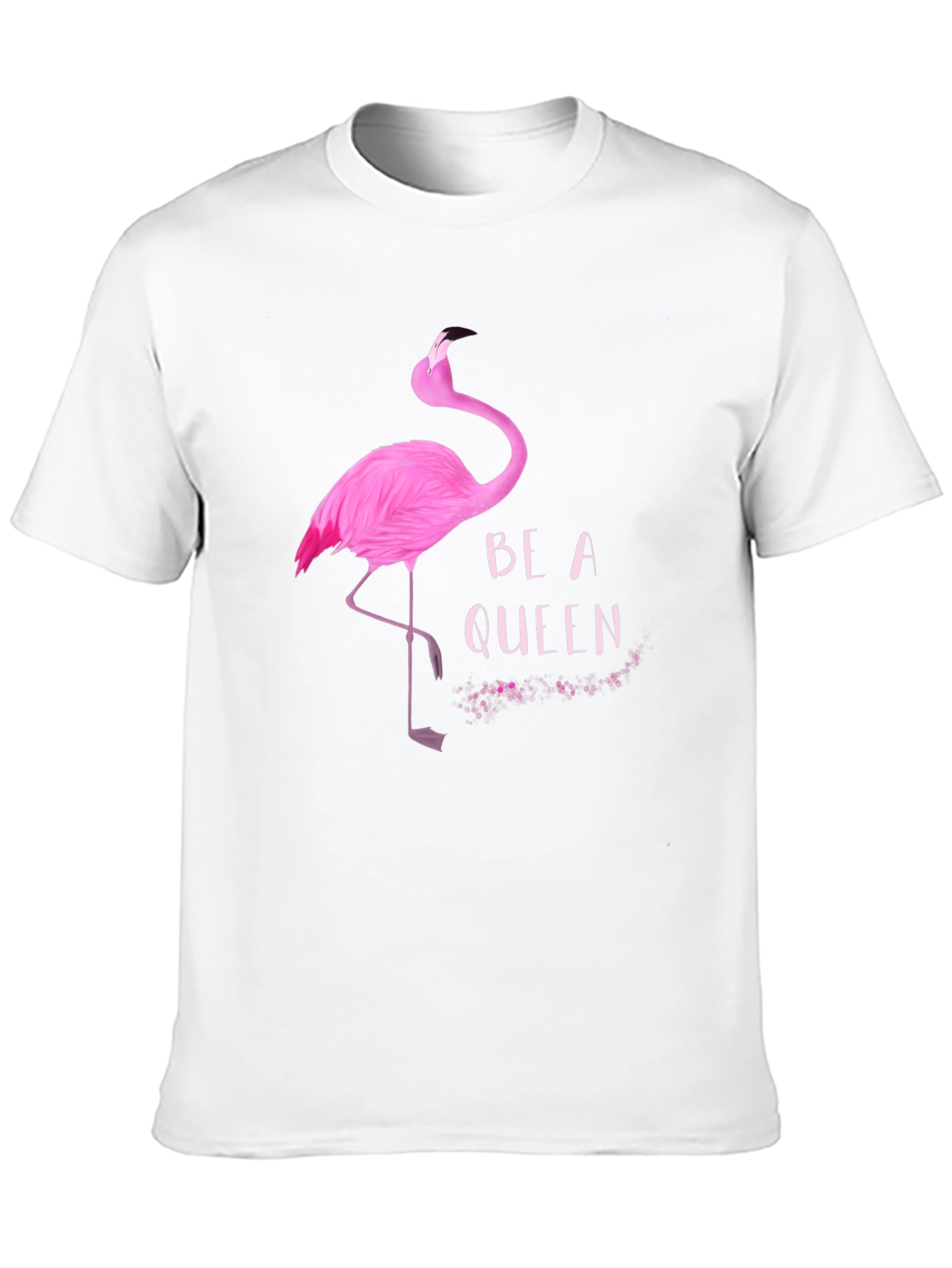 Be a Queen Flamingo Graphic T-Shirt