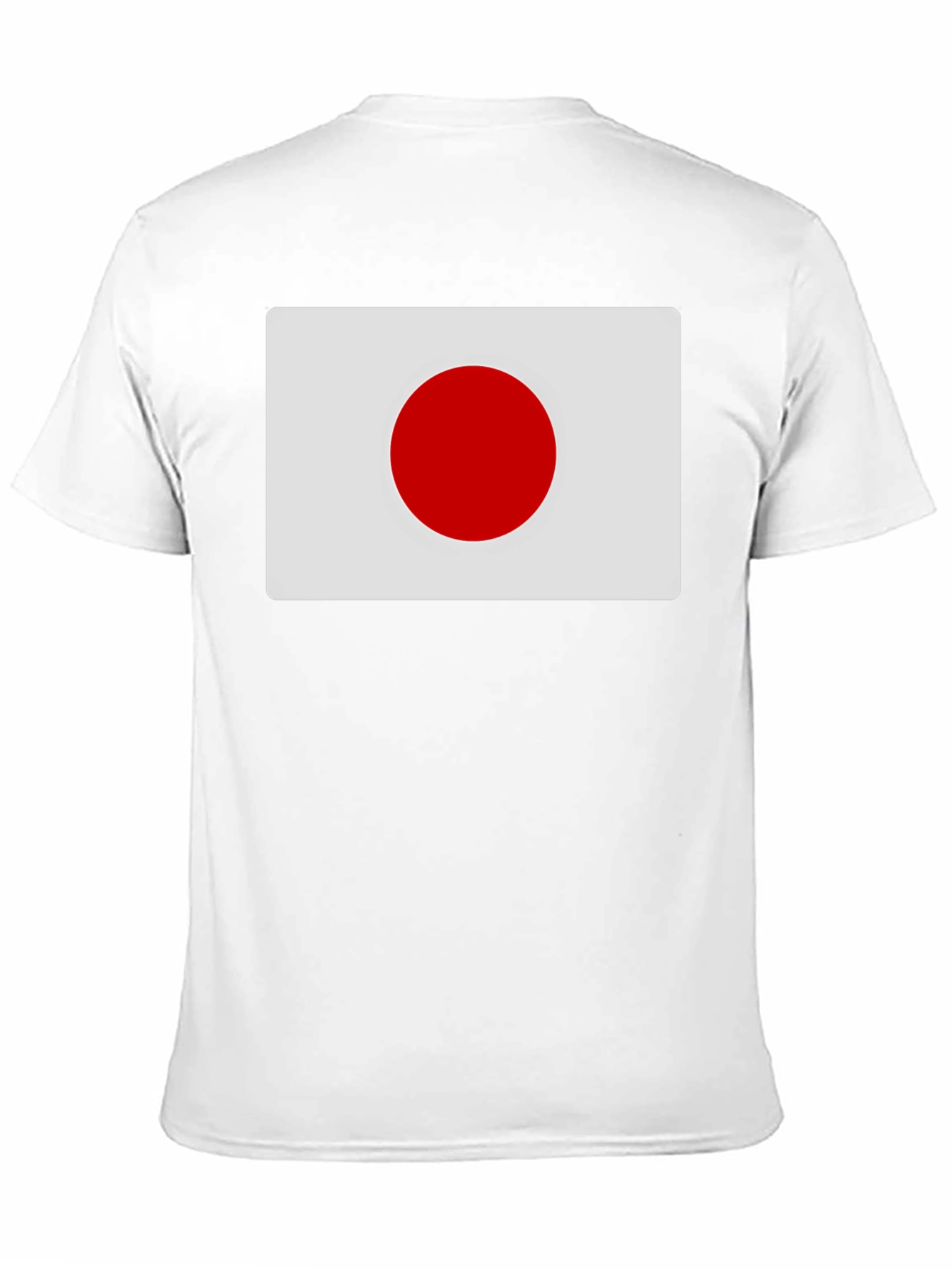 Japan Flag Graphic Tee - Black Cotton T-Shirt