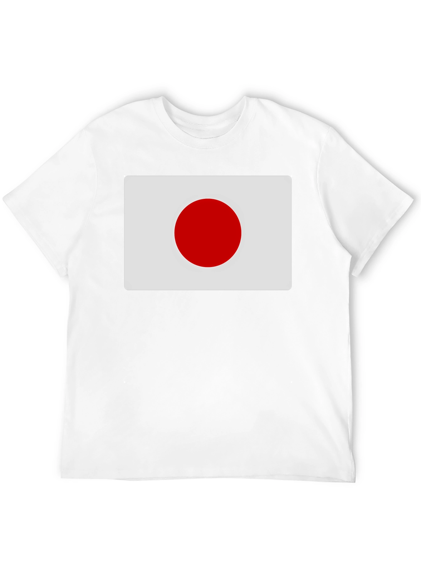 Japan Flag Graphic Tee - Black Cotton T-Shirt