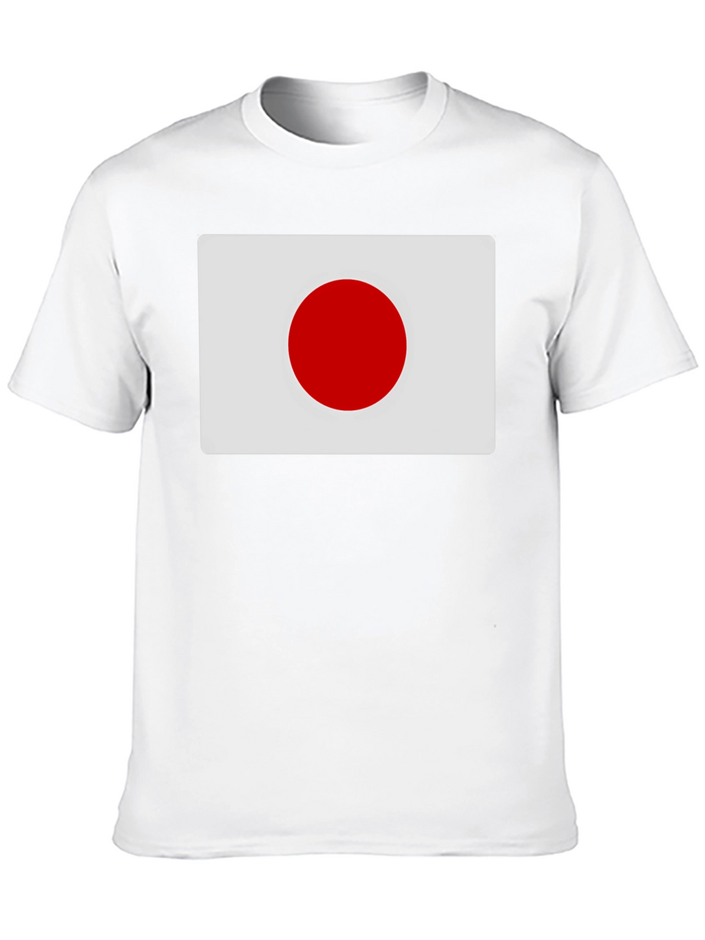 Japan Flag Graphic Tee - Black Cotton T-Shirt