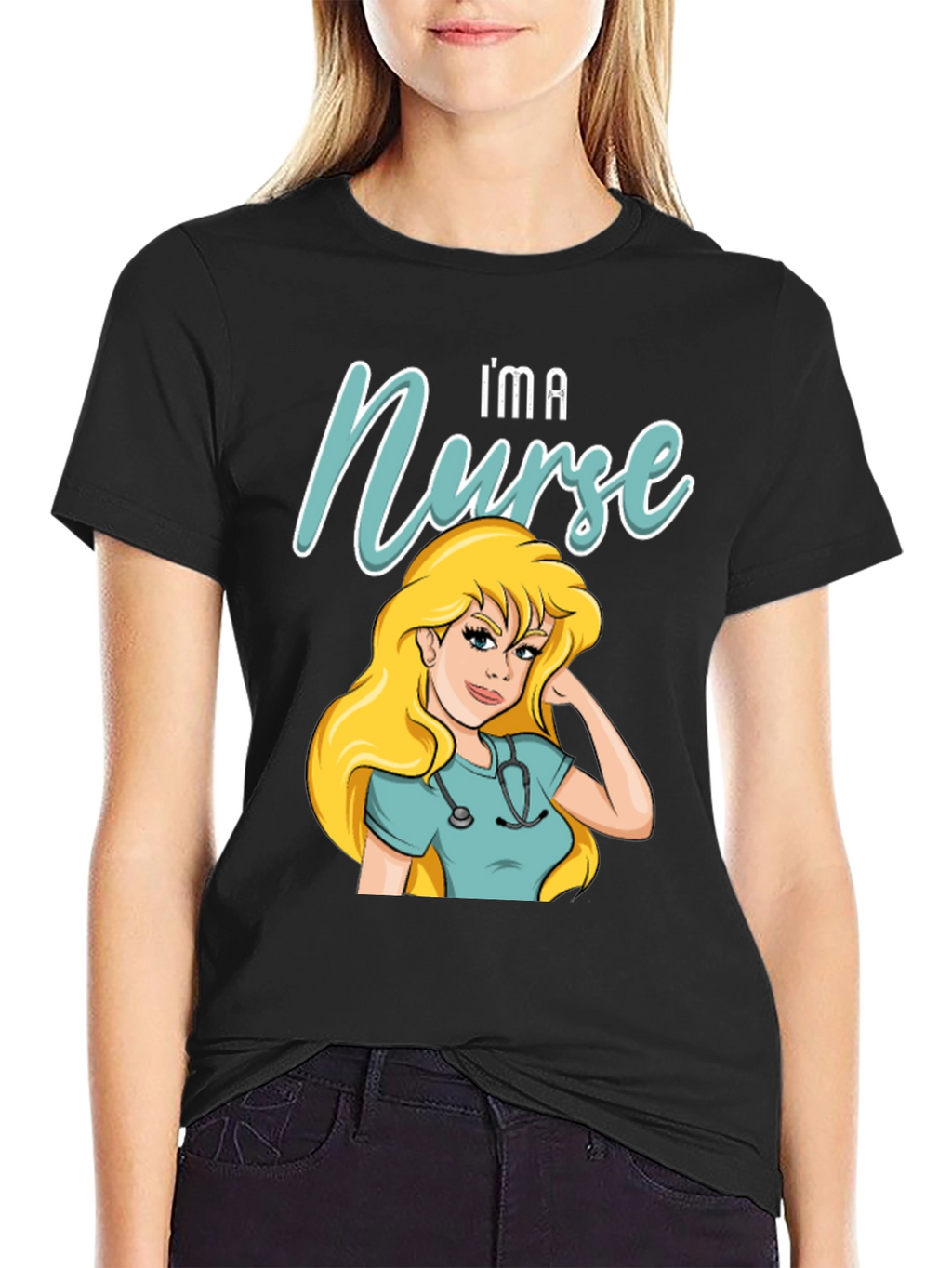 Im A Nurse T-Shirt Cartoon Design