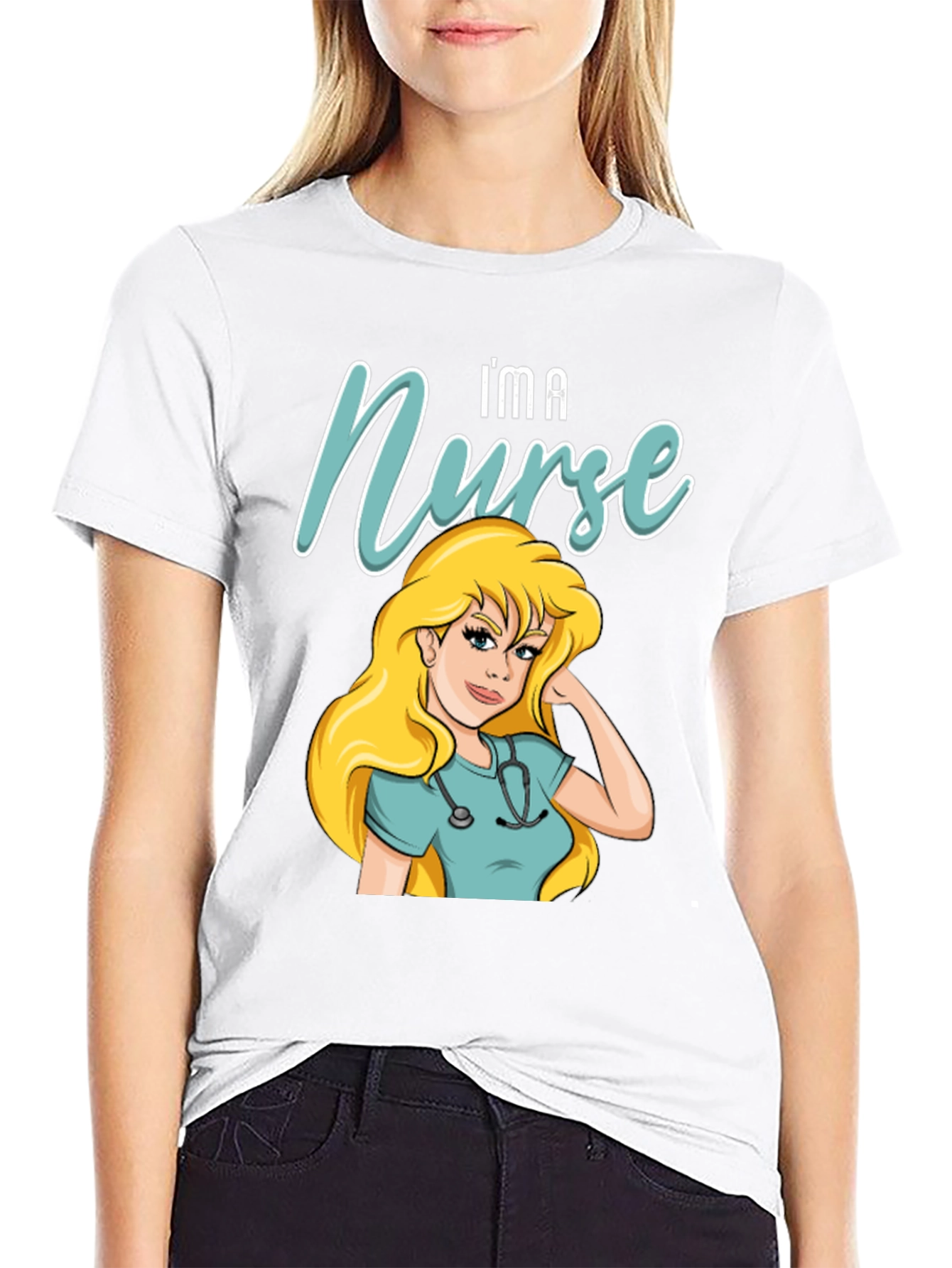 Im A Nurse T-Shirt Cartoon Design