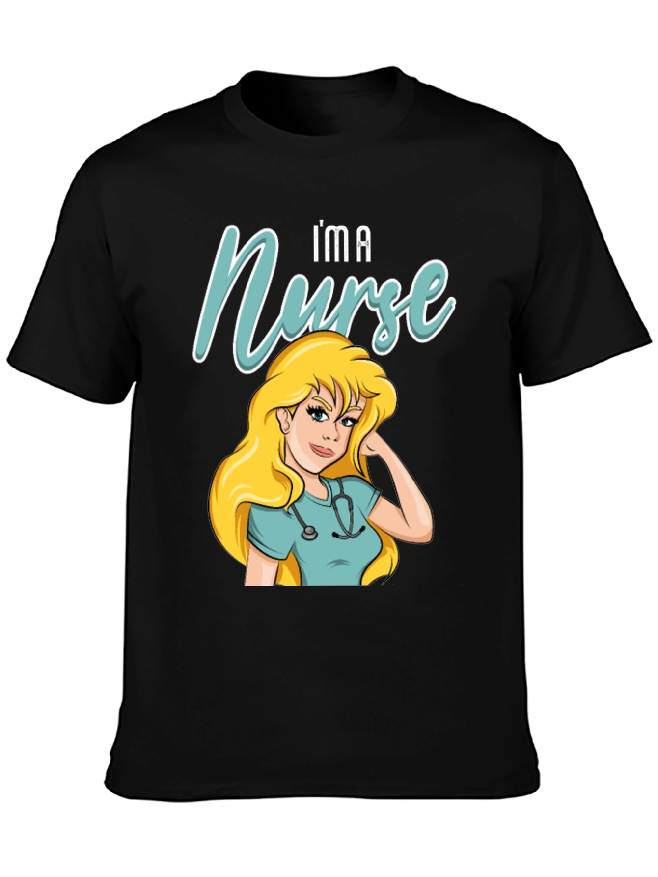 Im A Nurse T-Shirt Cartoon Design