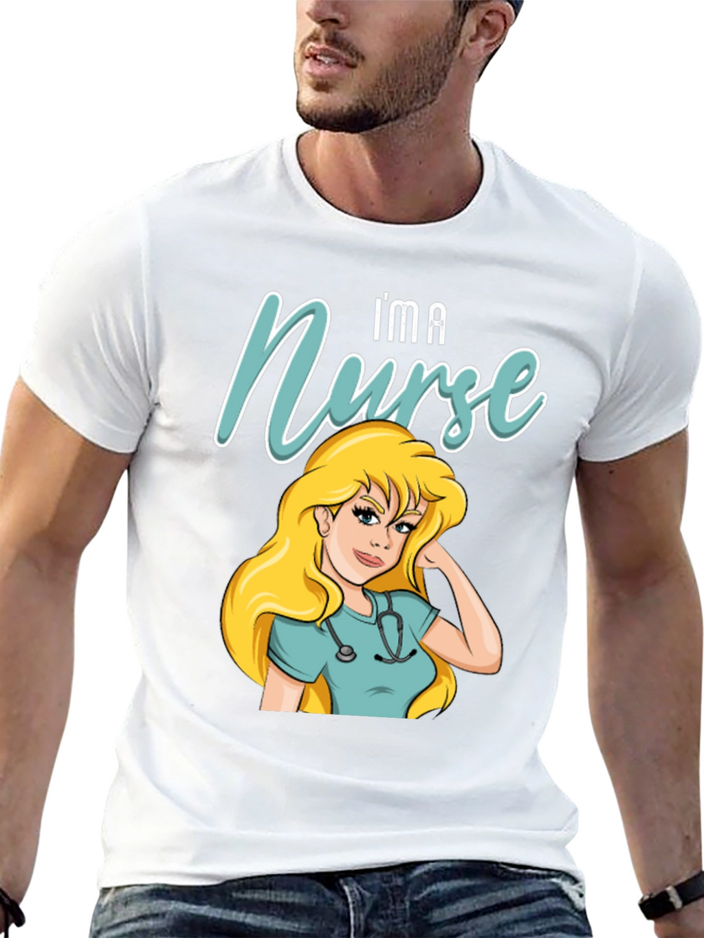 Im A Nurse T-Shirt Cartoon Design