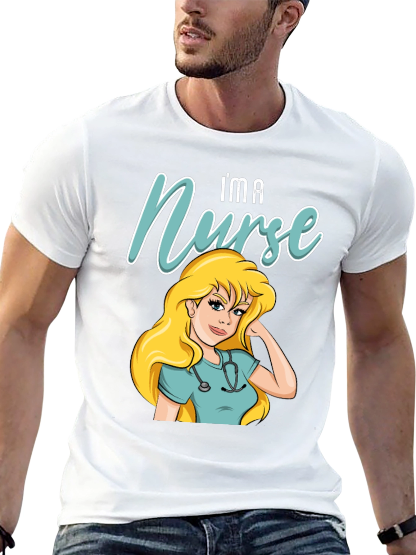 Im A Nurse T-Shirt Cartoon Design