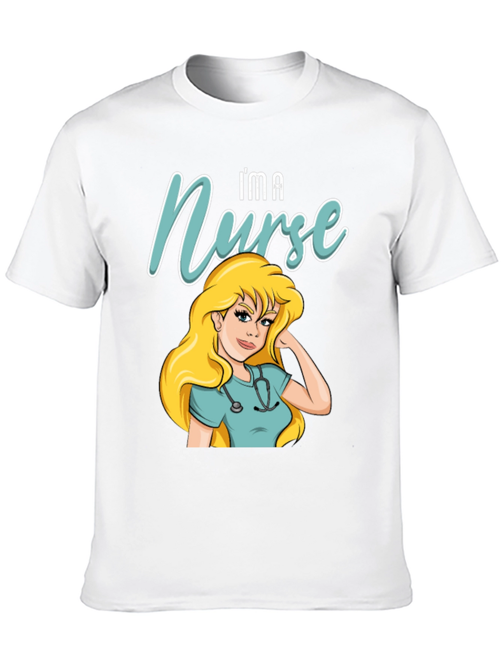 Im A Nurse T-Shirt Cartoon Design