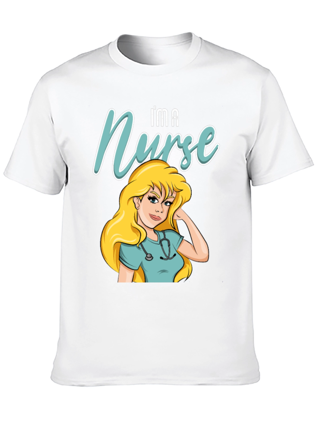 Im A Nurse T-Shirt Cartoon Design