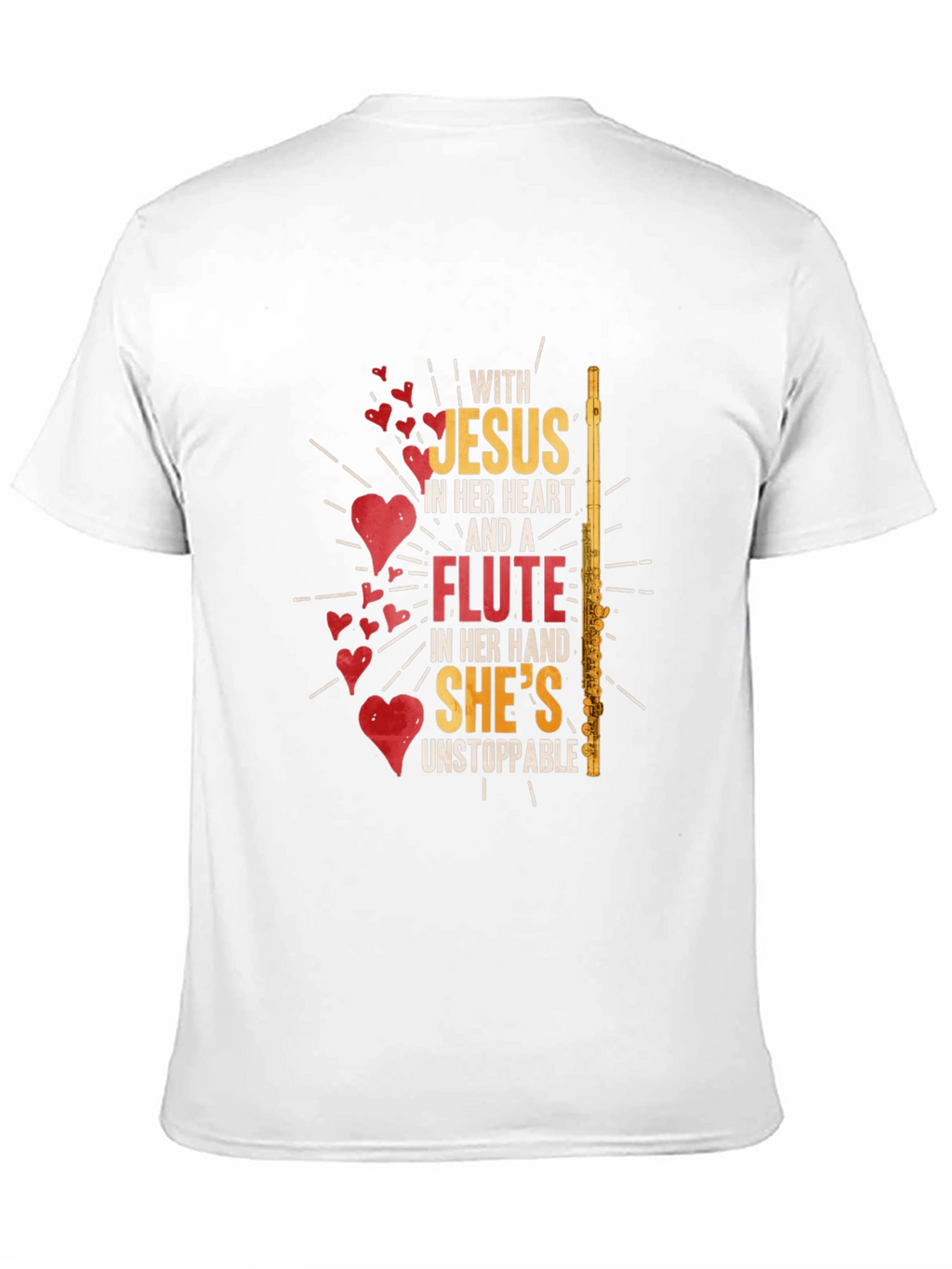 Jesus & Flute T-Shirt - Unstoppable Womens Tee