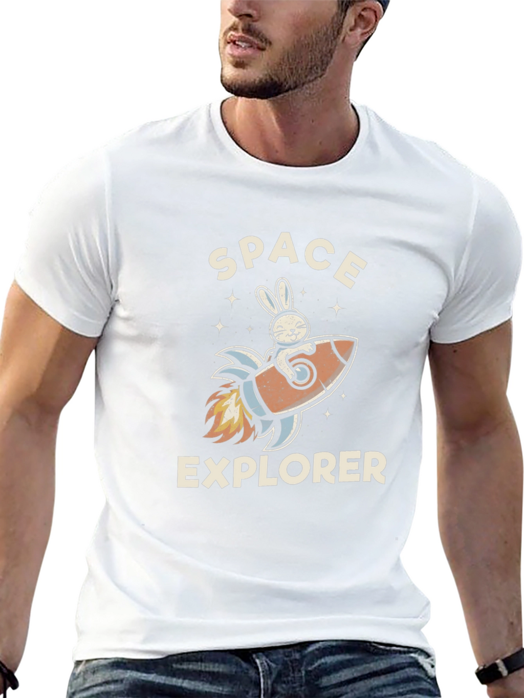 Space Explorer Bunny T-Shirt