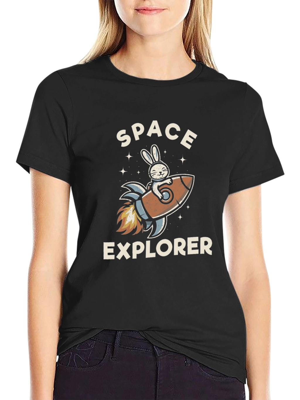 Space Explorer Bunny T-Shirt