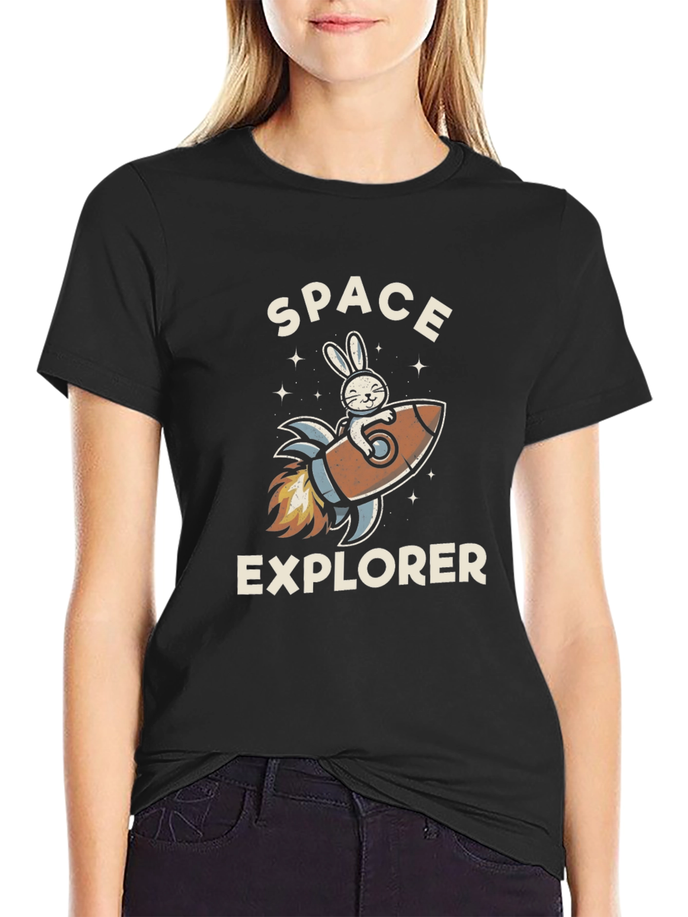 Space Explorer Bunny T-Shirt