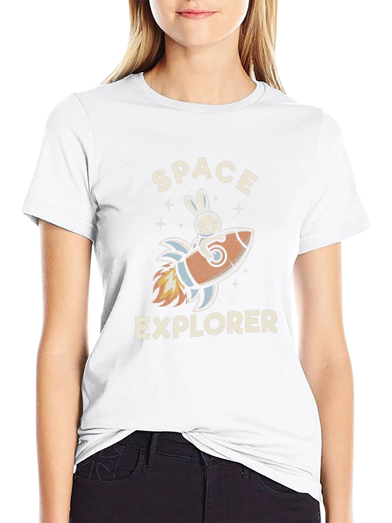Space Explorer Bunny T-Shirt