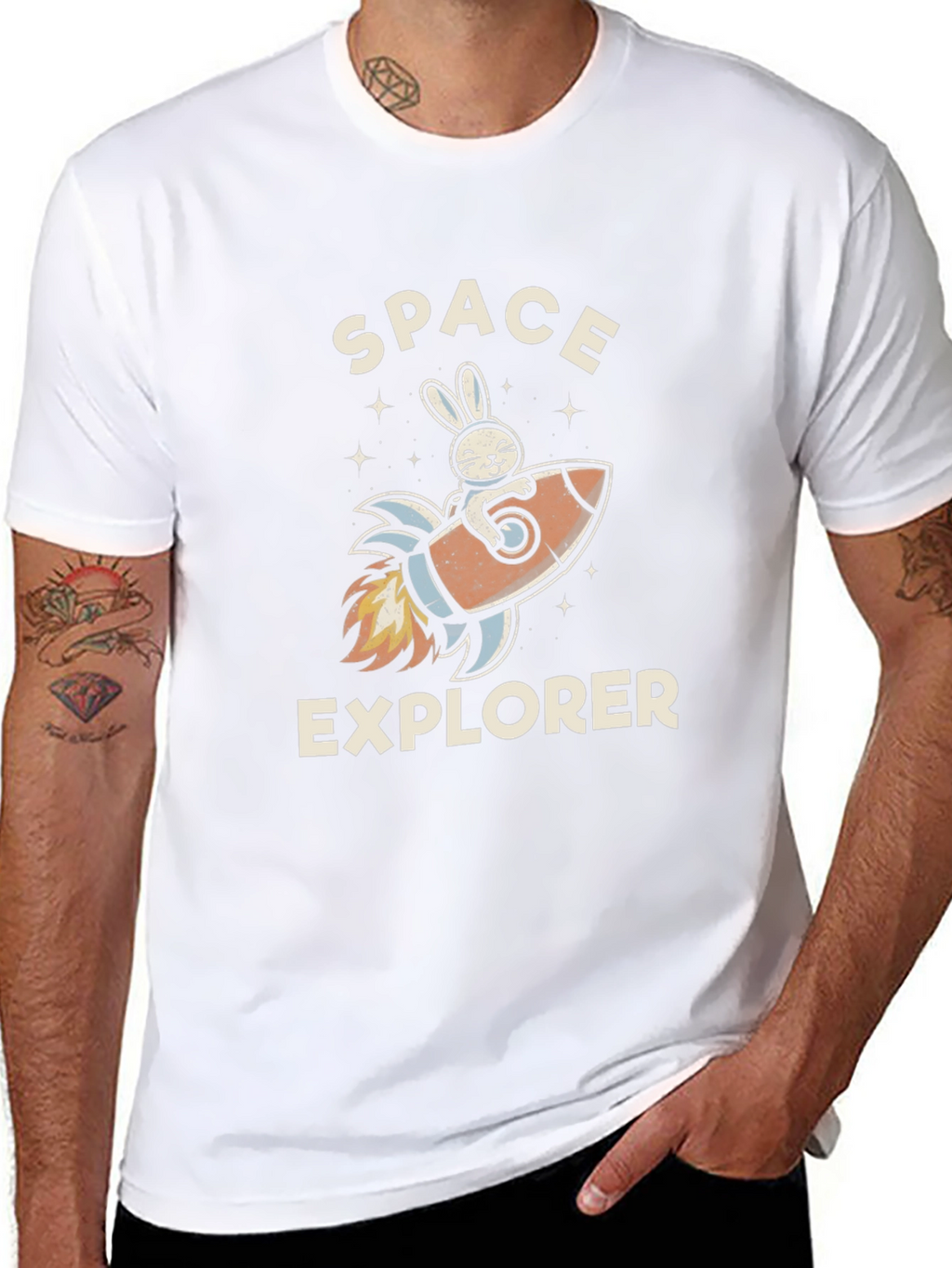 Space Explorer Bunny T-Shirt