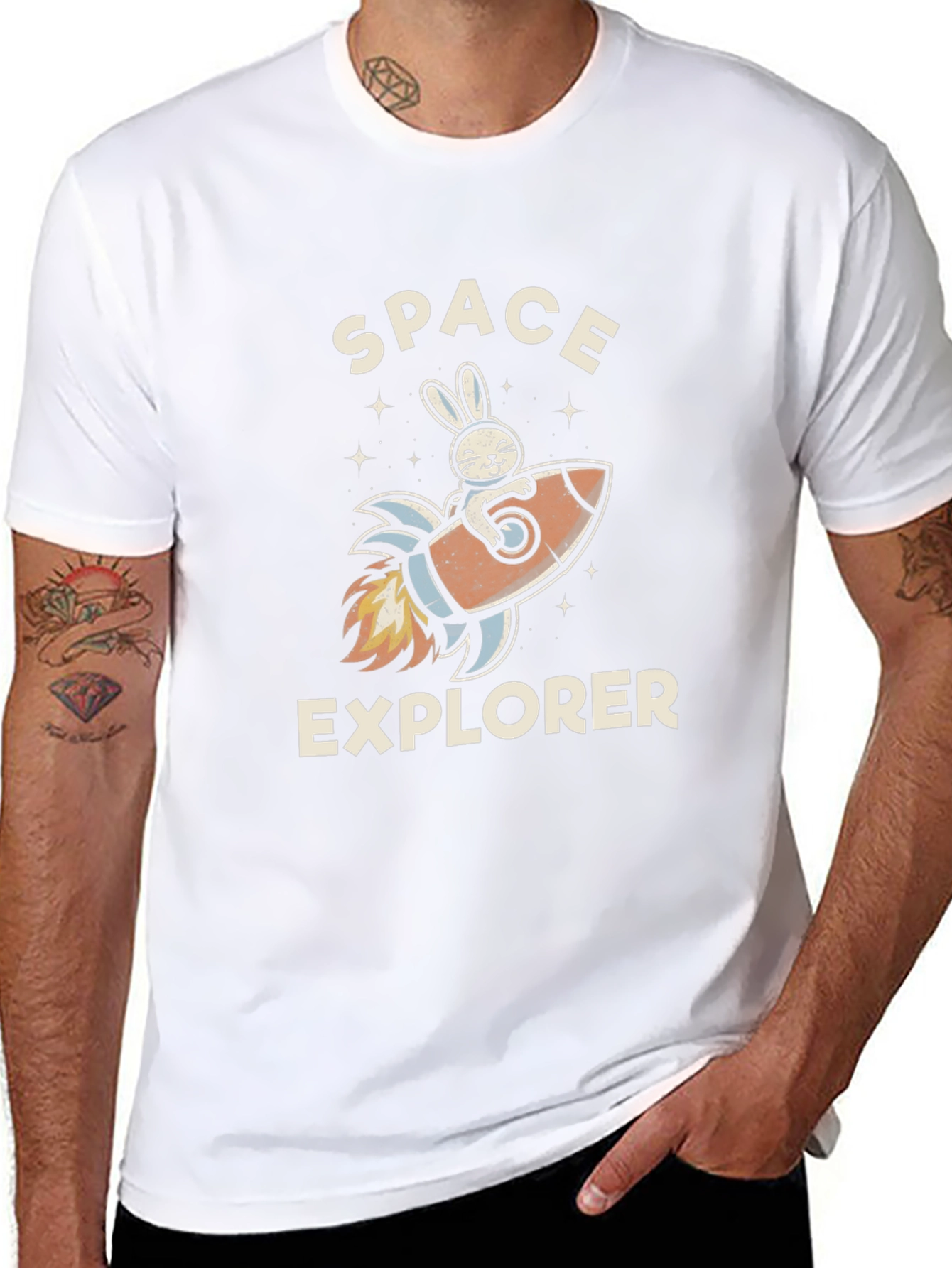 Space Explorer Bunny T-Shirt