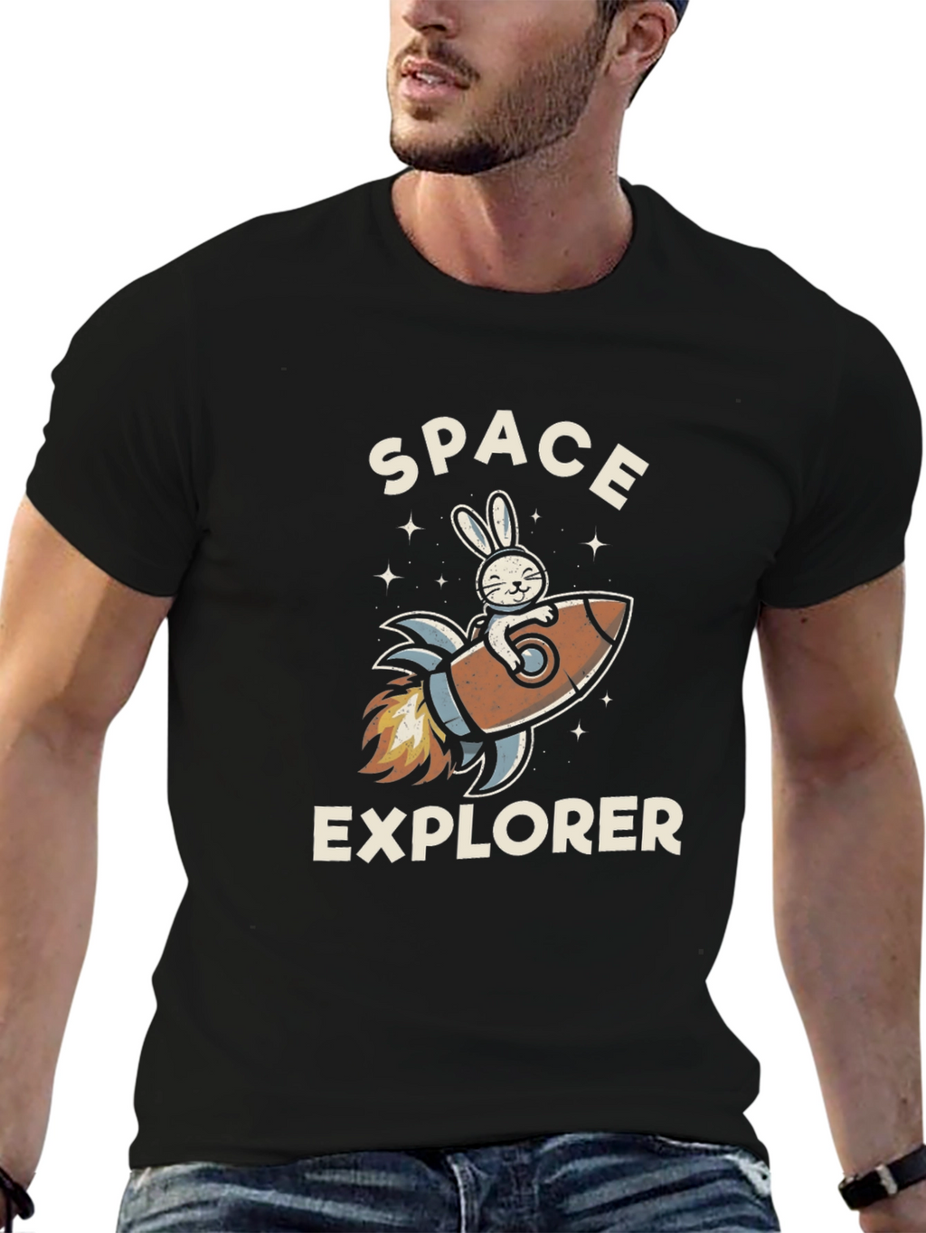 Space Explorer Bunny T-Shirt