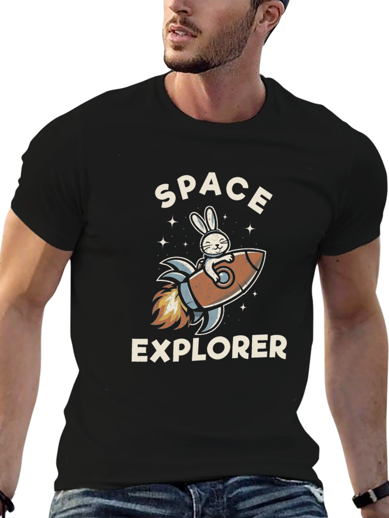 Space Explorer Bunny T-Shirt