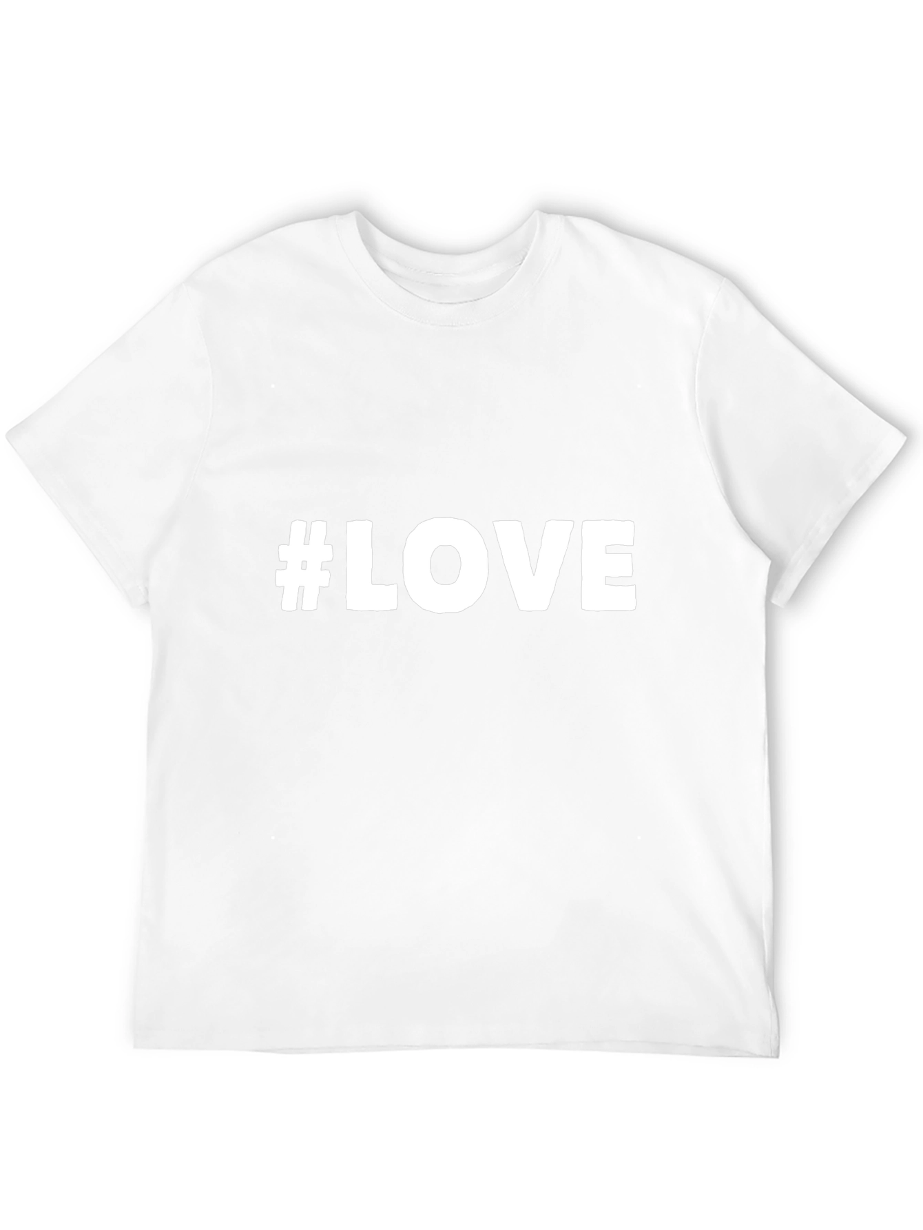 #LOVE Graphic Tee - Classic Black Cotton T-Shirt