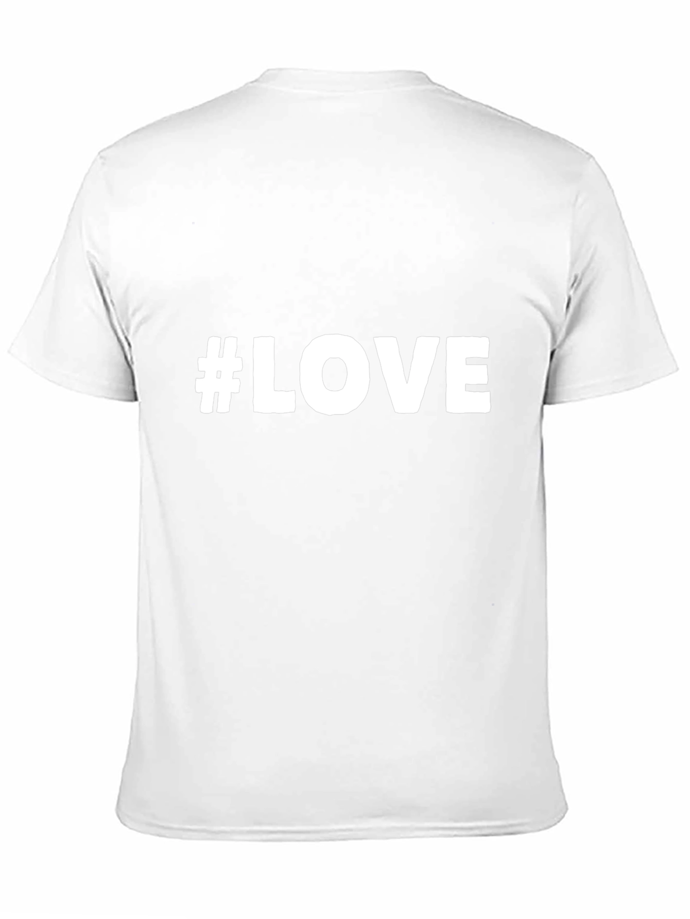 #LOVE Graphic Tee - Classic Black Cotton T-Shirt