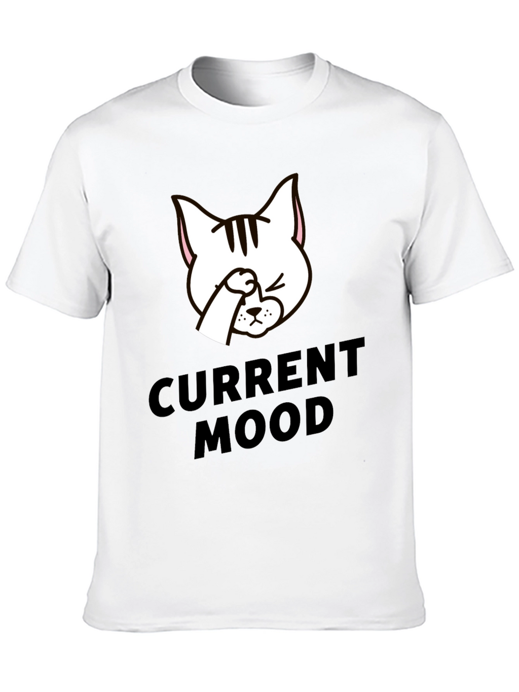 Current Mood Cat Graphic Tee