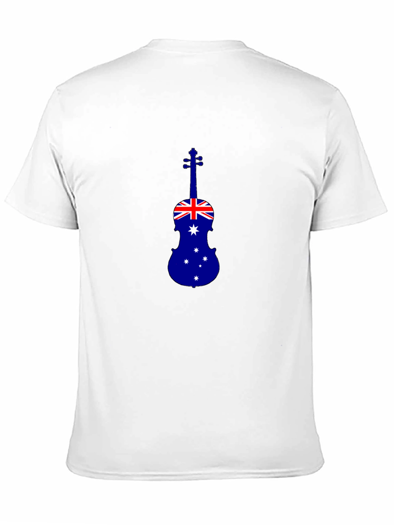 Australia Flag Violin T-Shirt